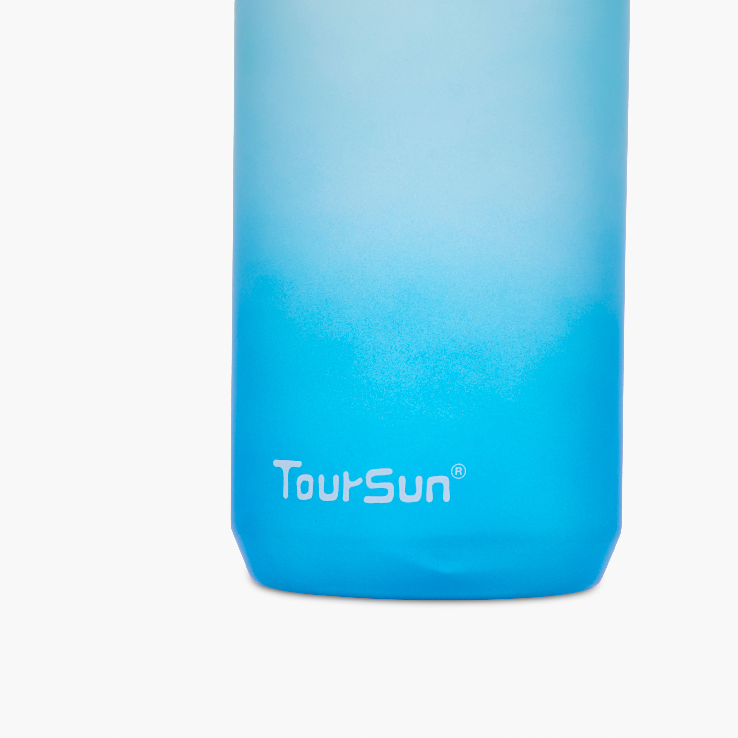 Toursun Ombre Plastic Water Bottle with Sipper and Flip-Up Lid – 540 ml-school-waterbottles-image-8