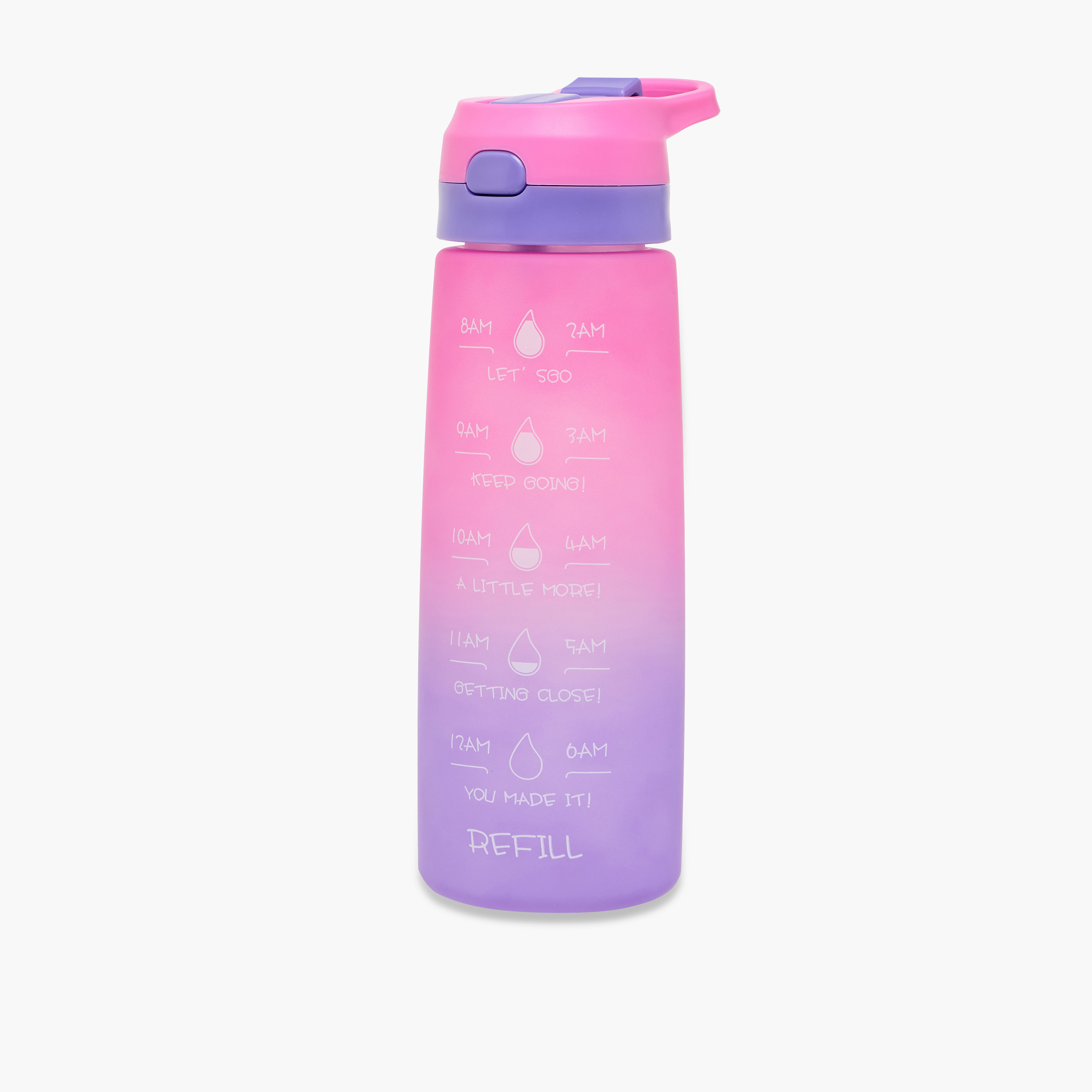 قارورة ماء بسشيت بطبعة متتبع شرب بمقبض - 750 مل-household-dining-drinkserveware-bottles-image-1