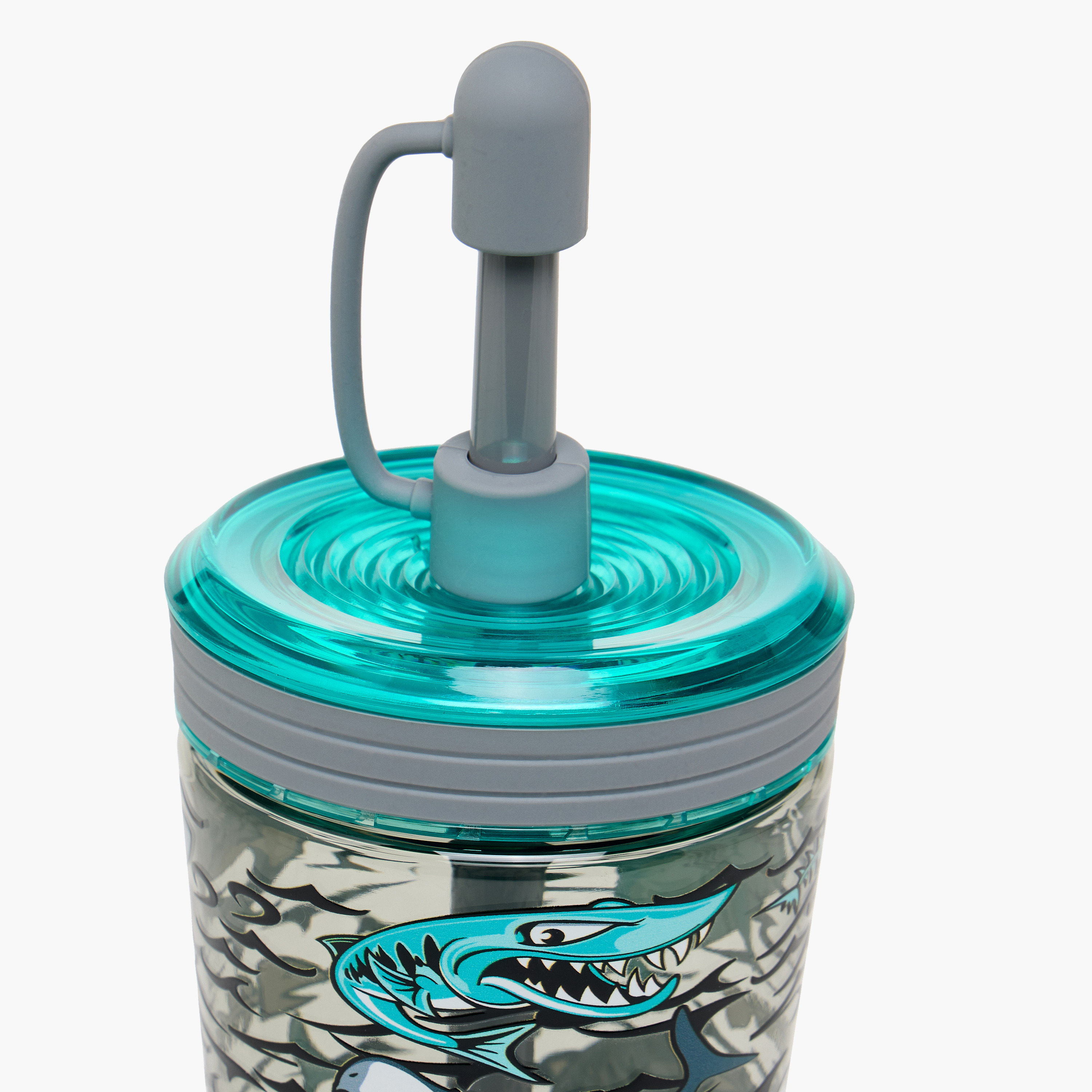قارورة بقشّة وطبعات قرش - 480 مل-school-waterbottles-image-3