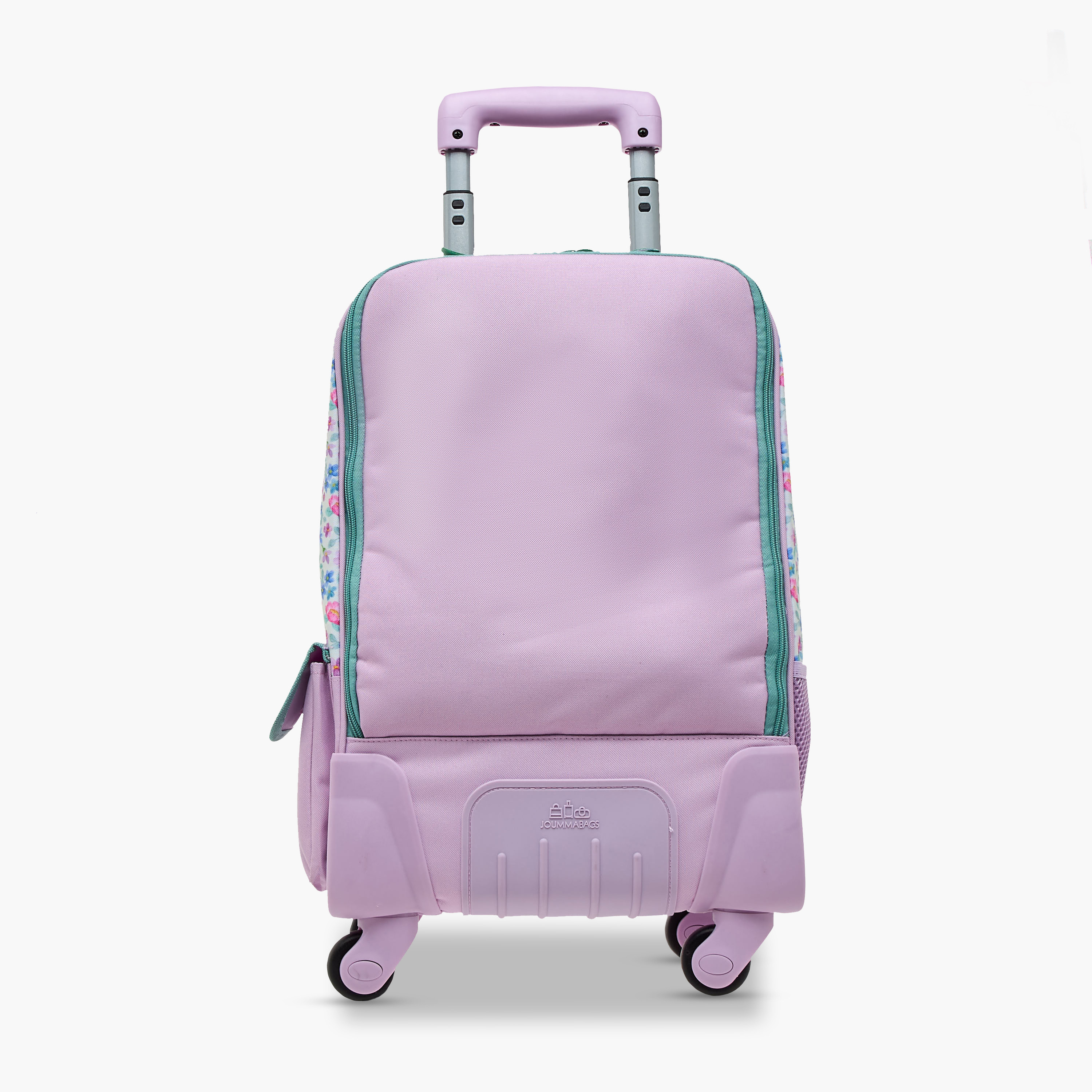 شنطة ترولي للبنات 8-13 سنة بمقبض قابل للسحب وتصميم زهري من رول رود-school-bagsandbackpacks-trolleybags-image-5