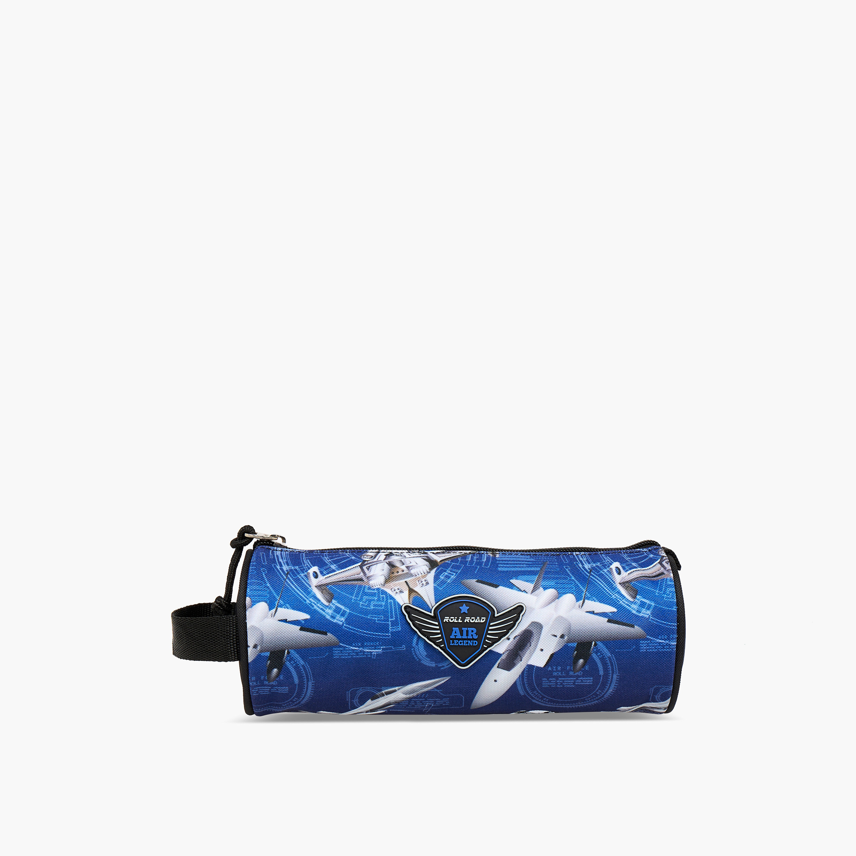 Roll Road Air Force Print Pencil Pouch with Zip Closure-school-stationery-pencilcases-image-1