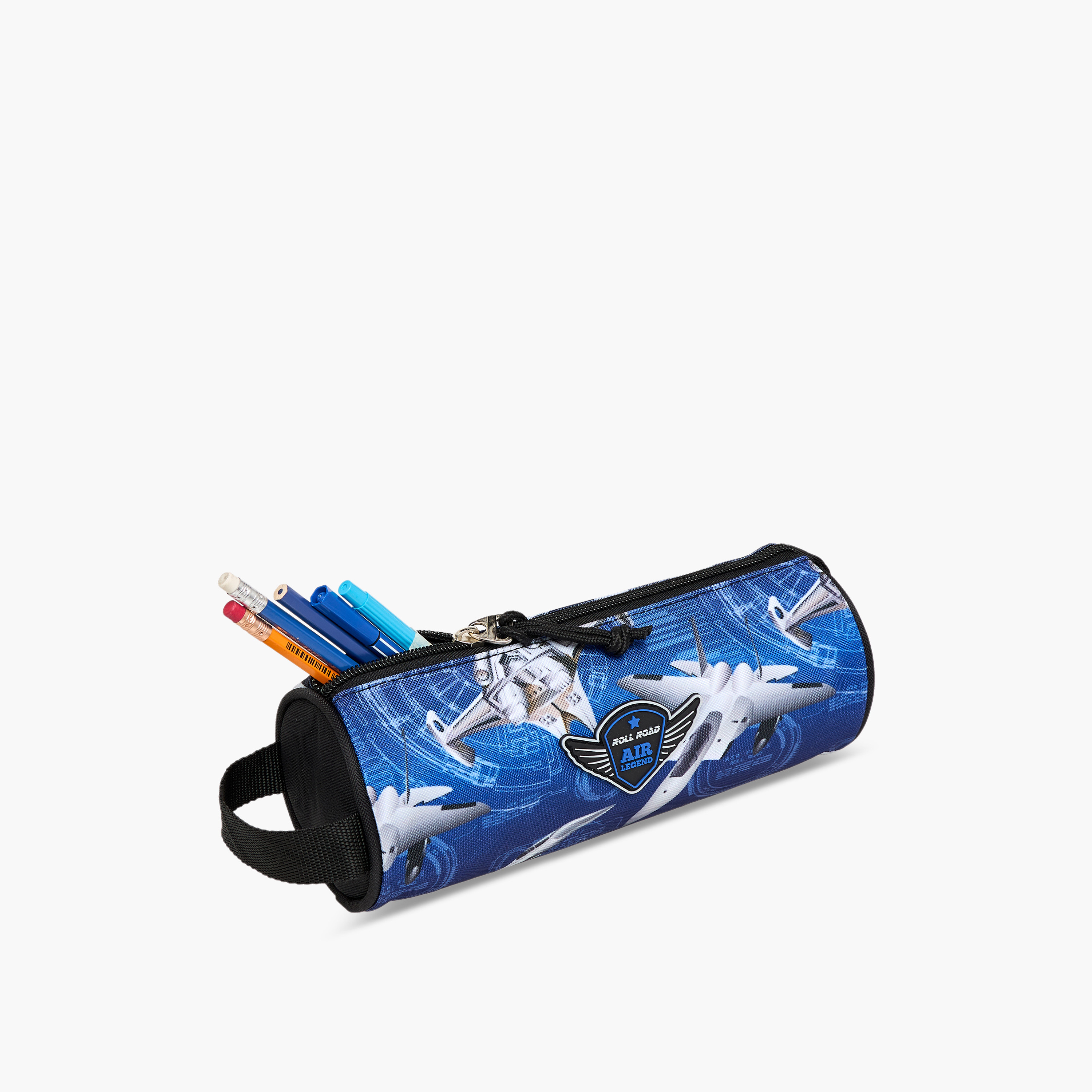 Roll Road Air Force Print Pencil Pouch with Zip Closure-school-stationery-pencilcases-image-5