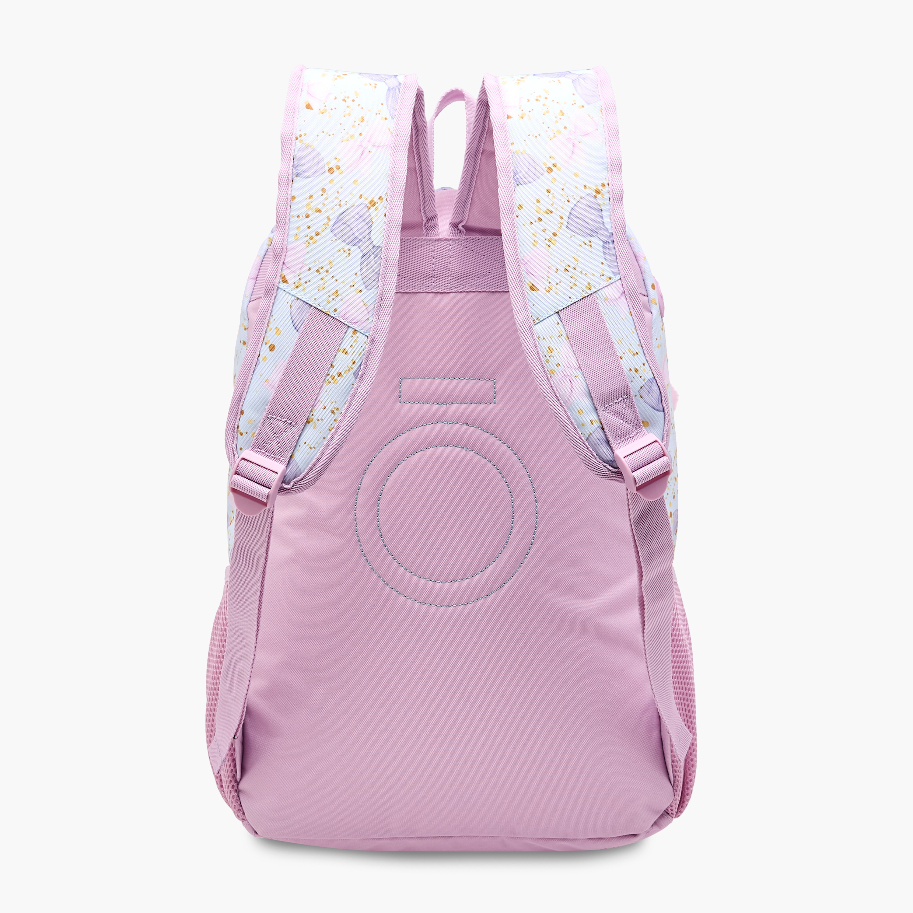 Enso Bow Print Backpack with Adjustable Straps and Zip Closure -  33x46x17 cms-promo_LS20_OMN-image-7
