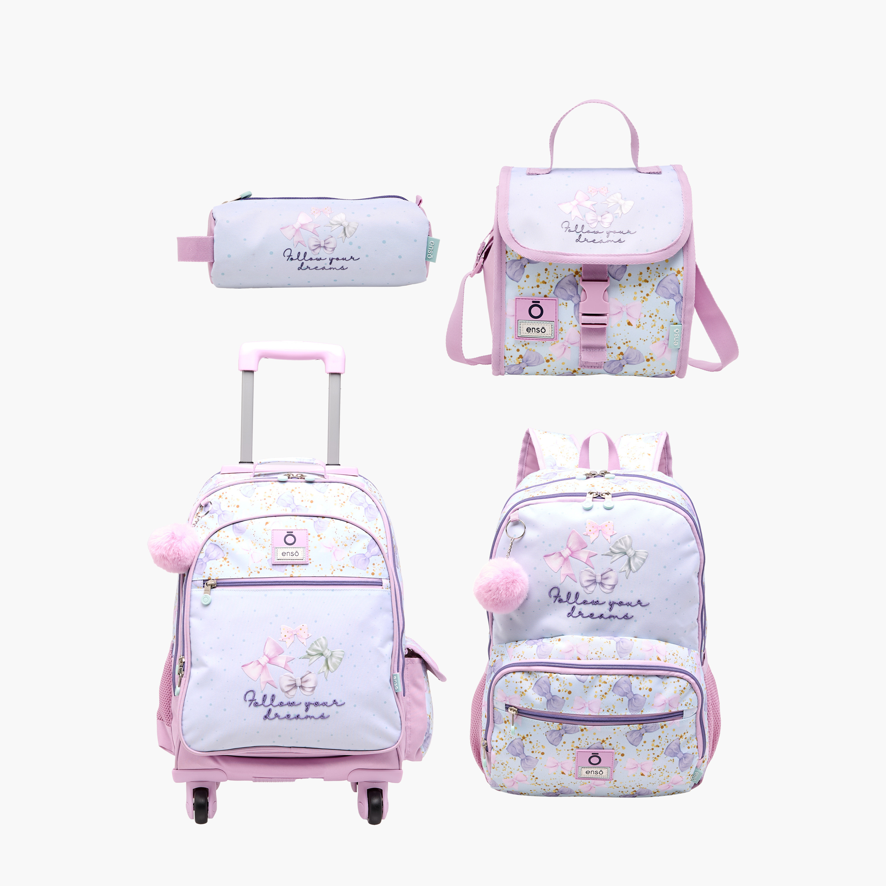 Enso Bow Print Lunch Bag with Buckle Closure-school-lunchessentials-lunchbags-image-10