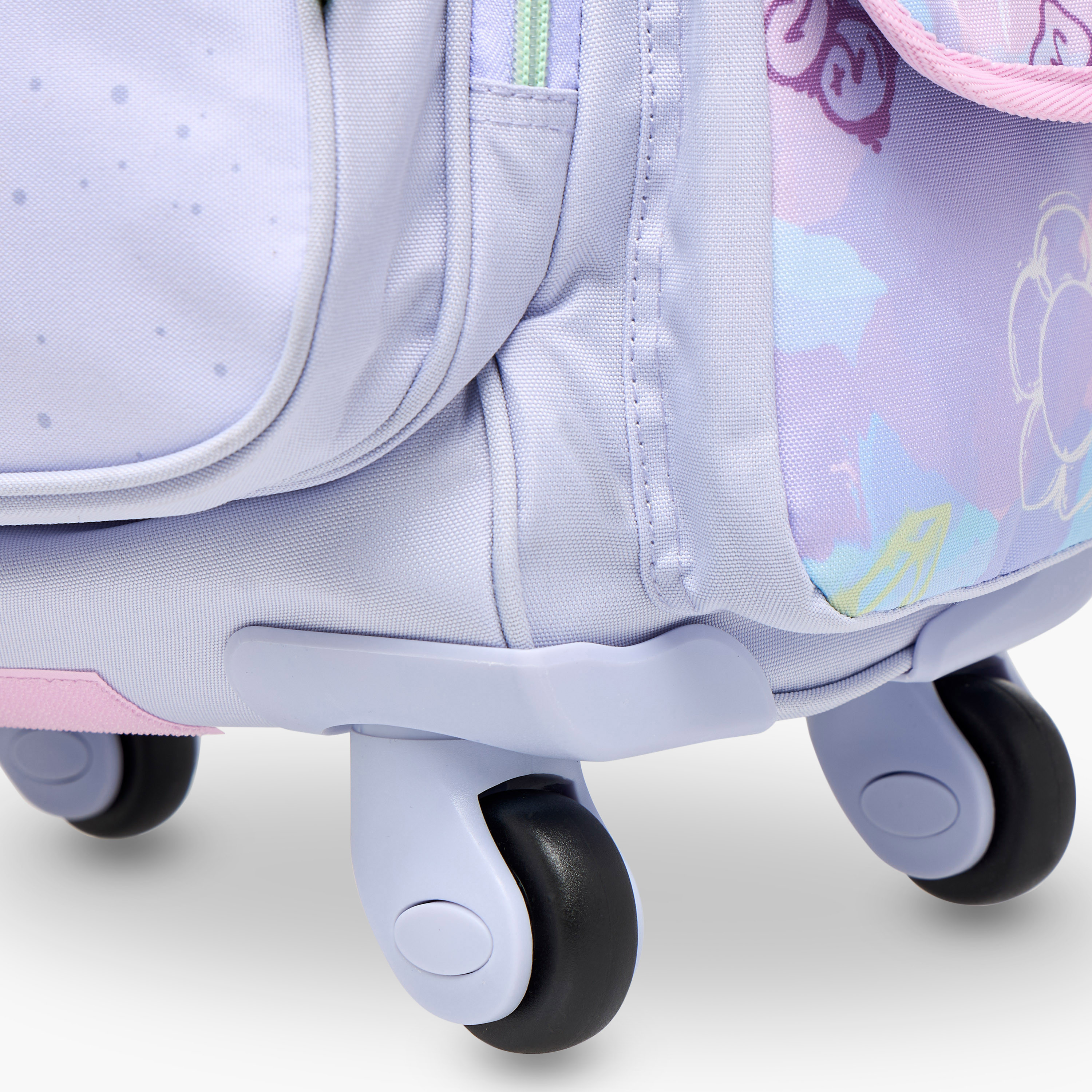 شنطة ترولي للبنات 8-13 سنة بمقبض قابل للسحب وتصميم جرافيتي من إينسو-school-bagsandbackpacks-trolleybags-image-11