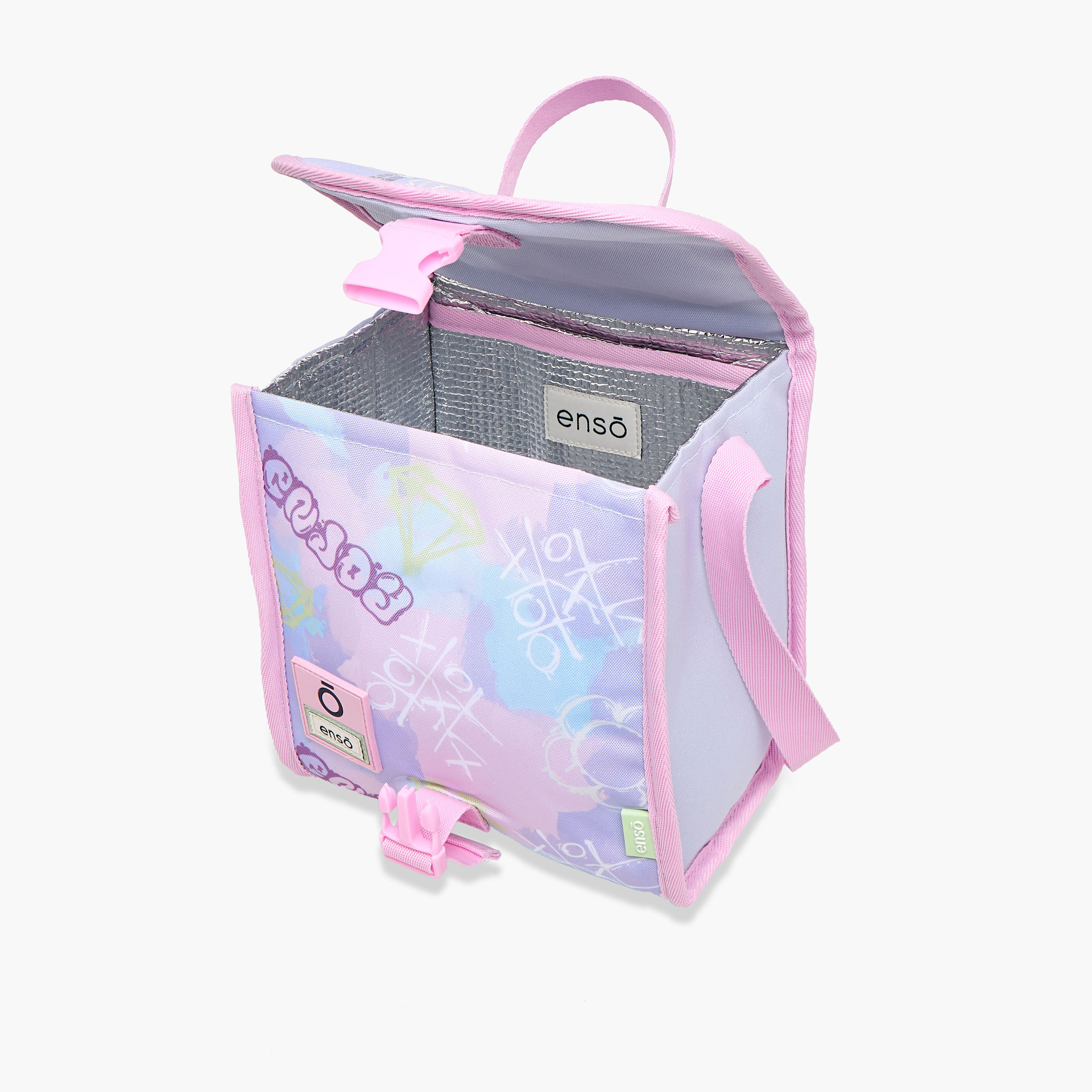 Enso Printed Lunch Bag with Adjustable Strap and Flap Closure-school-lunchessentials-lunchbags-image-7