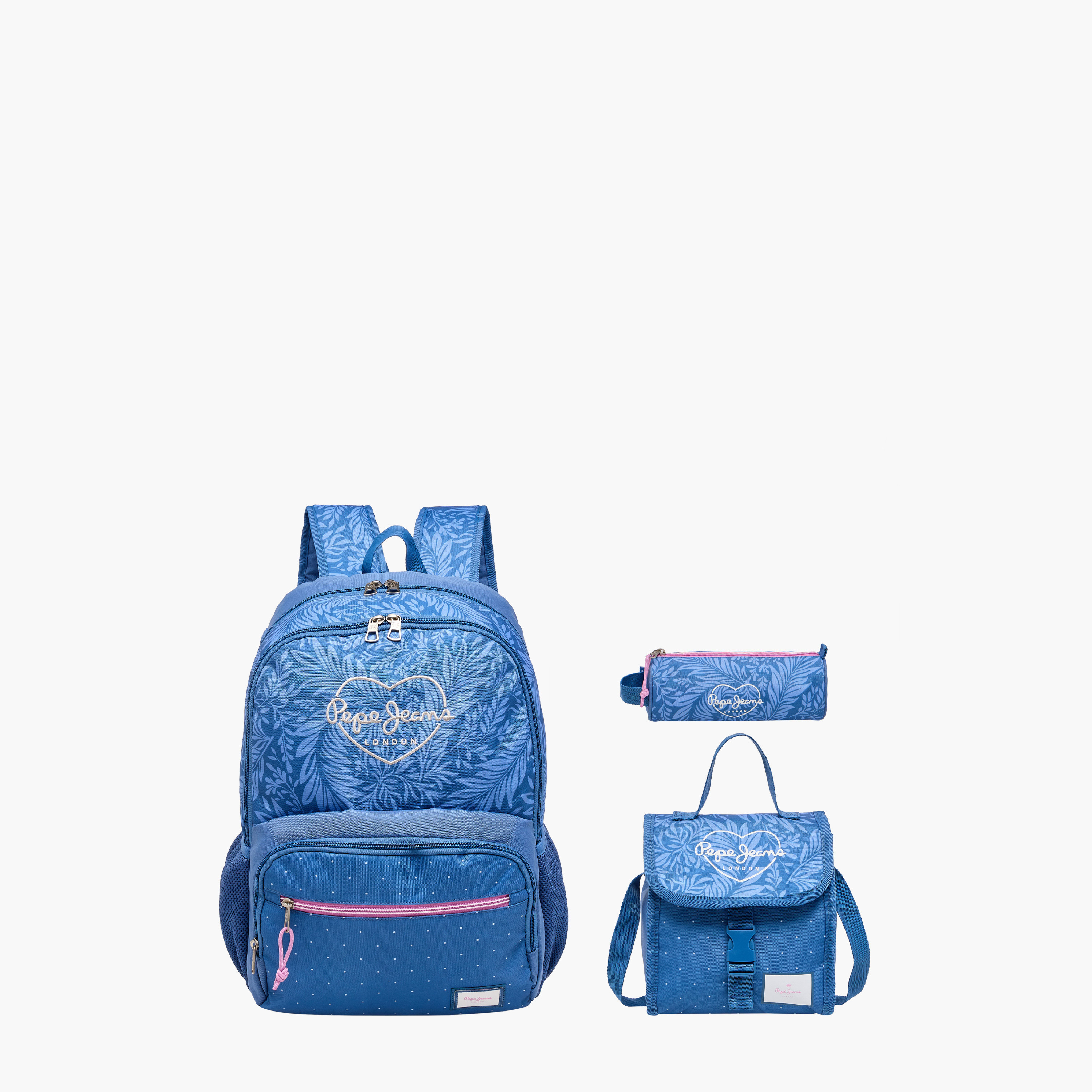 Pepe Jeans Coralie Printed Backpack with Adjustable Straps and Zip Closure -  33x46x17 cms-school-bagsandbackpacks-backpacks-image-13
