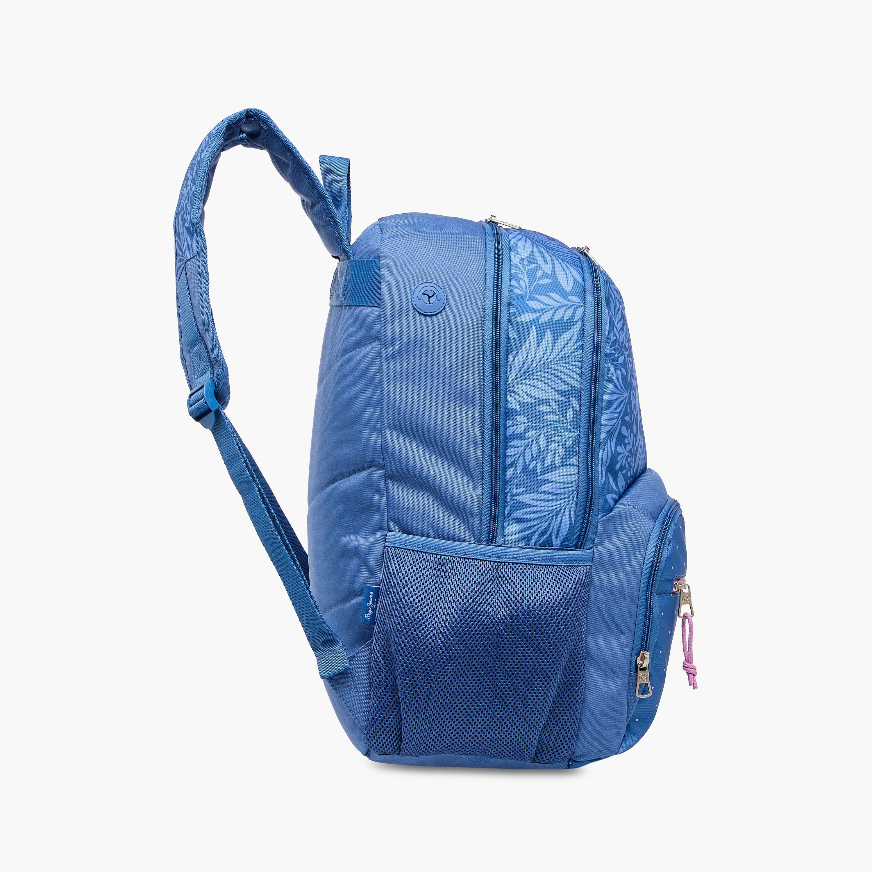 Pepe Jeans Coralie Printed Backpack with Adjustable Straps and Zip Closure -  33x46x17 cms-school-bagsandbackpacks-backpacks-image-5