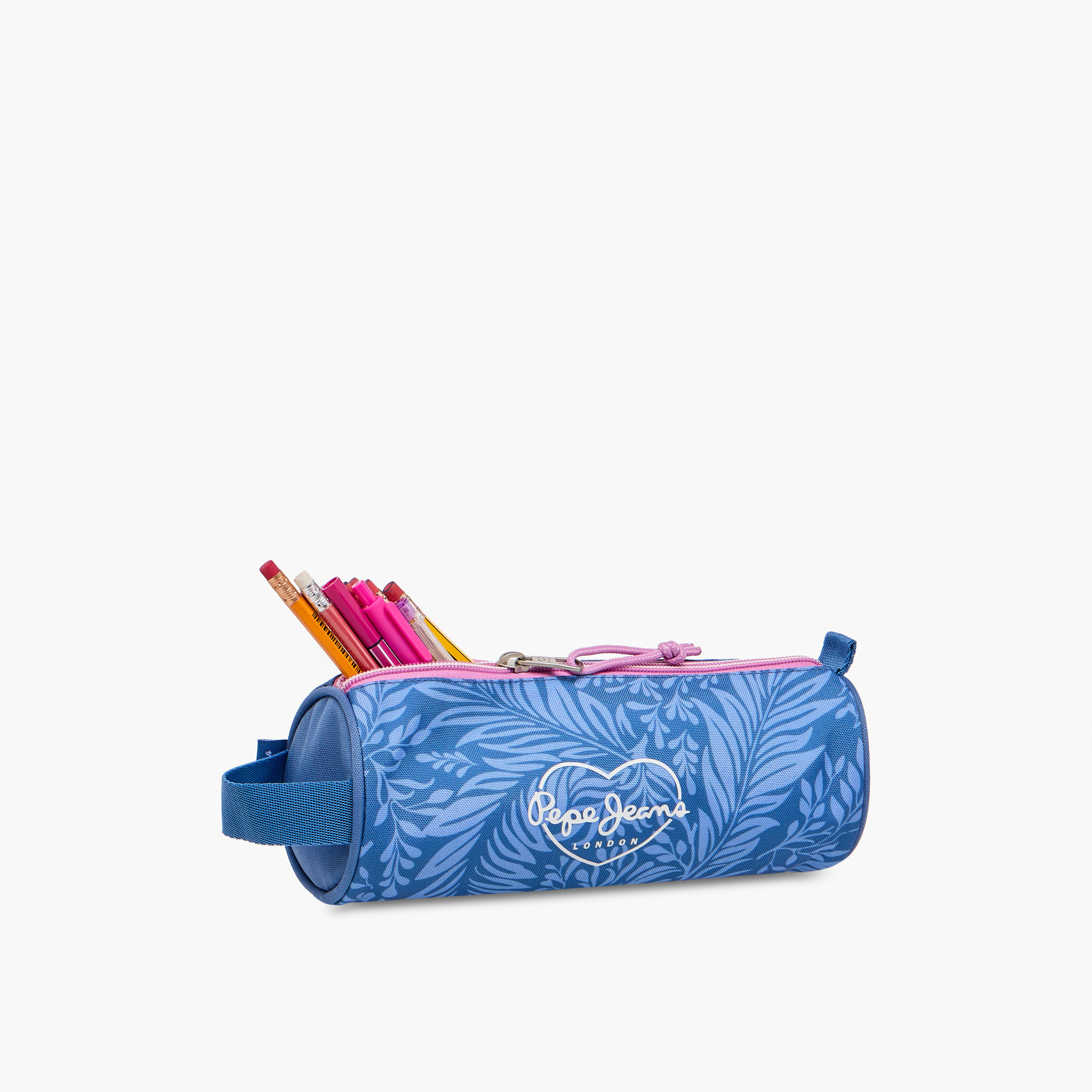 Pepe Jeans Coralie Printed Pencil Pouch with Zip Closure-school-stationery-pencilcases-image-5