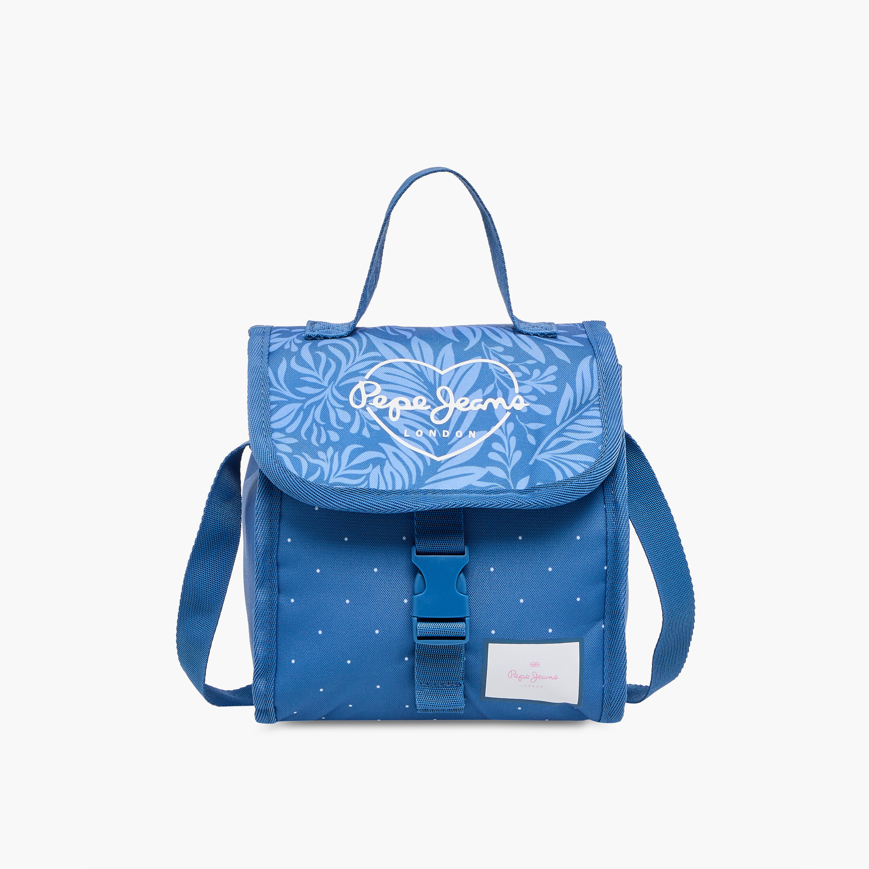 Pepe Jeans Coralie Printed Lunch Bag with Buckle Closure-school-lunchessentials-lunchbags-image-1