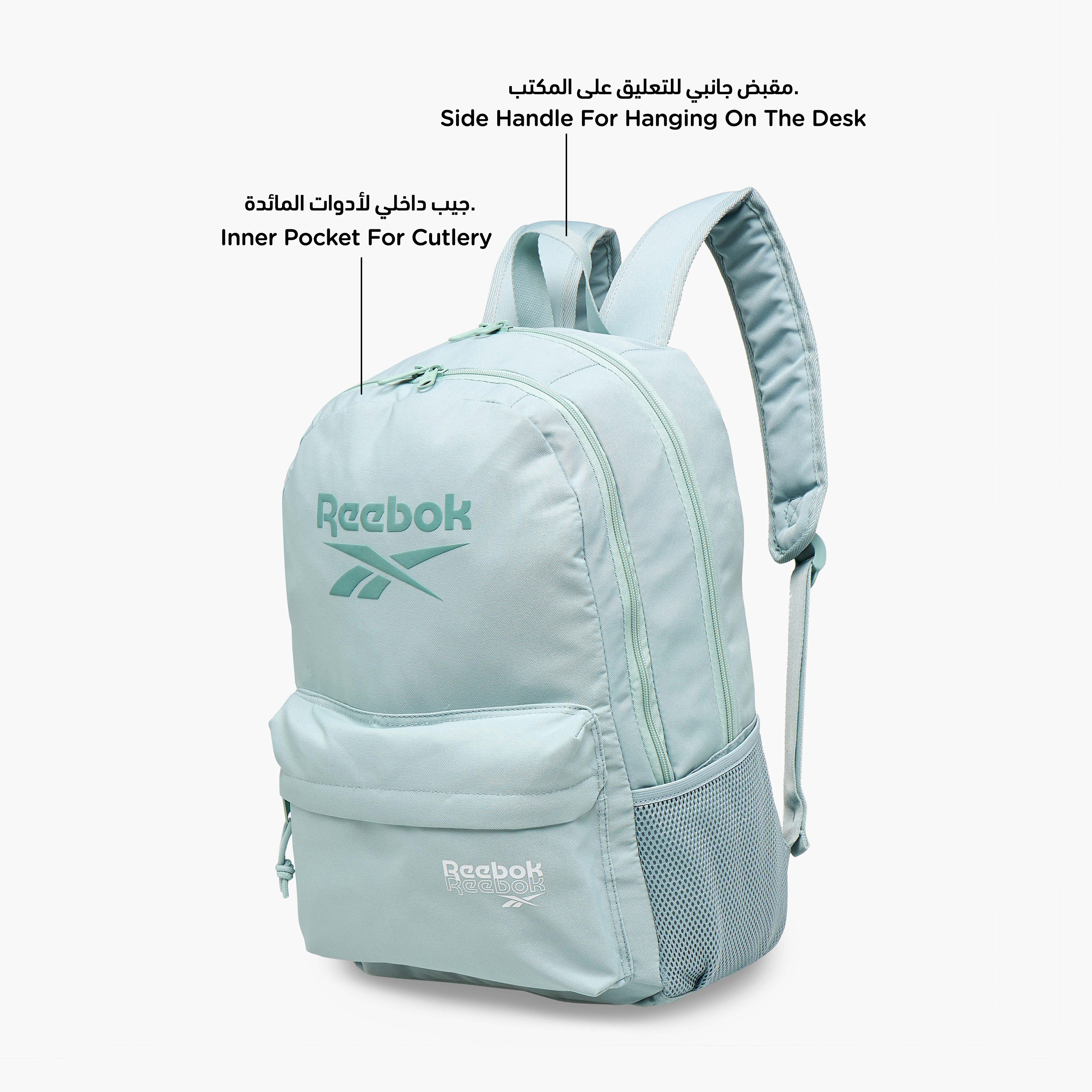 شنطة ظهر بطبعات شعار بحمّالات قابلة للتعديل وسحّاب إغلاق من ريبوك - 31×45×17.5 سم-school-bagsandbackpacks-backpacks-image-8