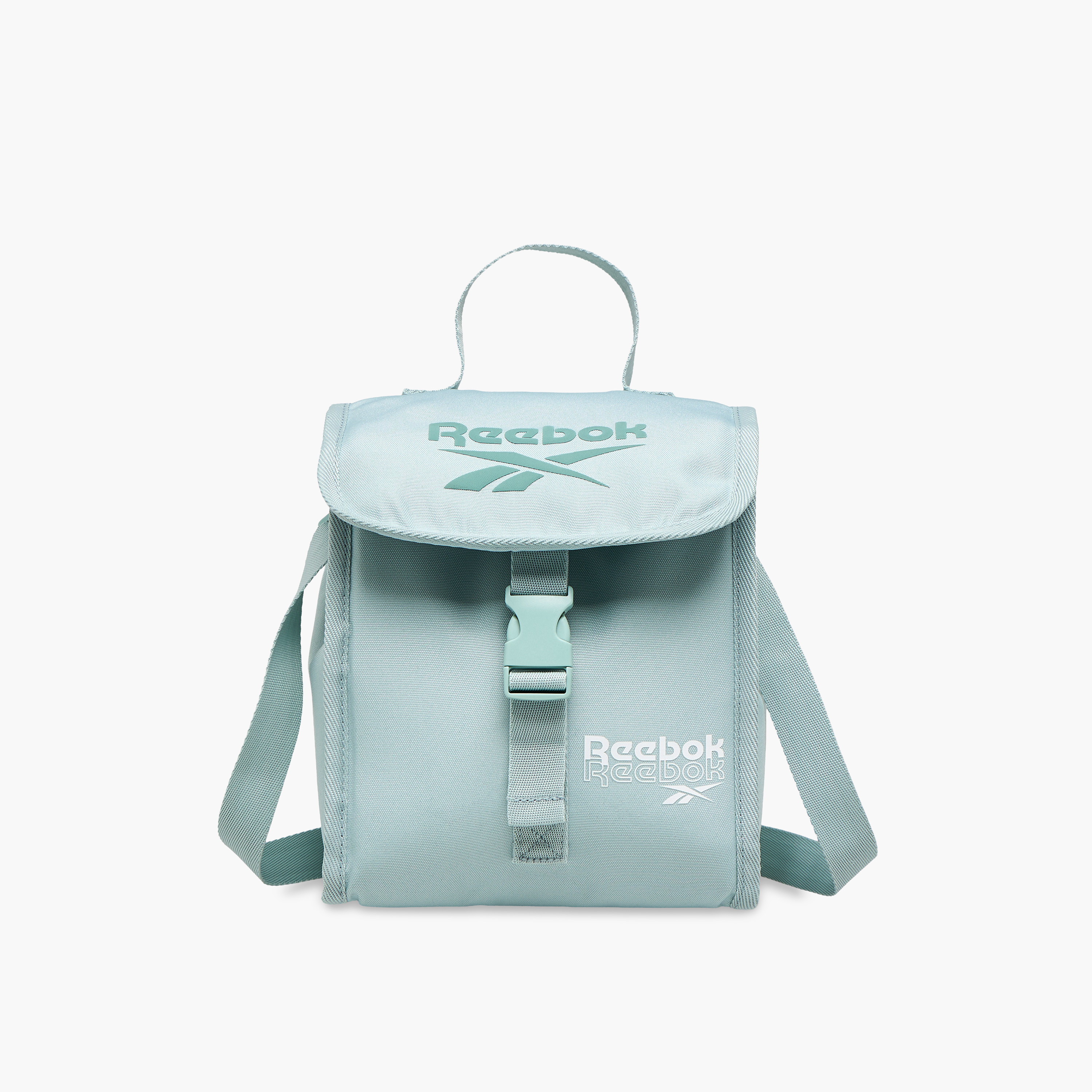 Reebok Logo Print Lunch Bag with Zip Closure-school-lunchessentials-lunchbags-image-1