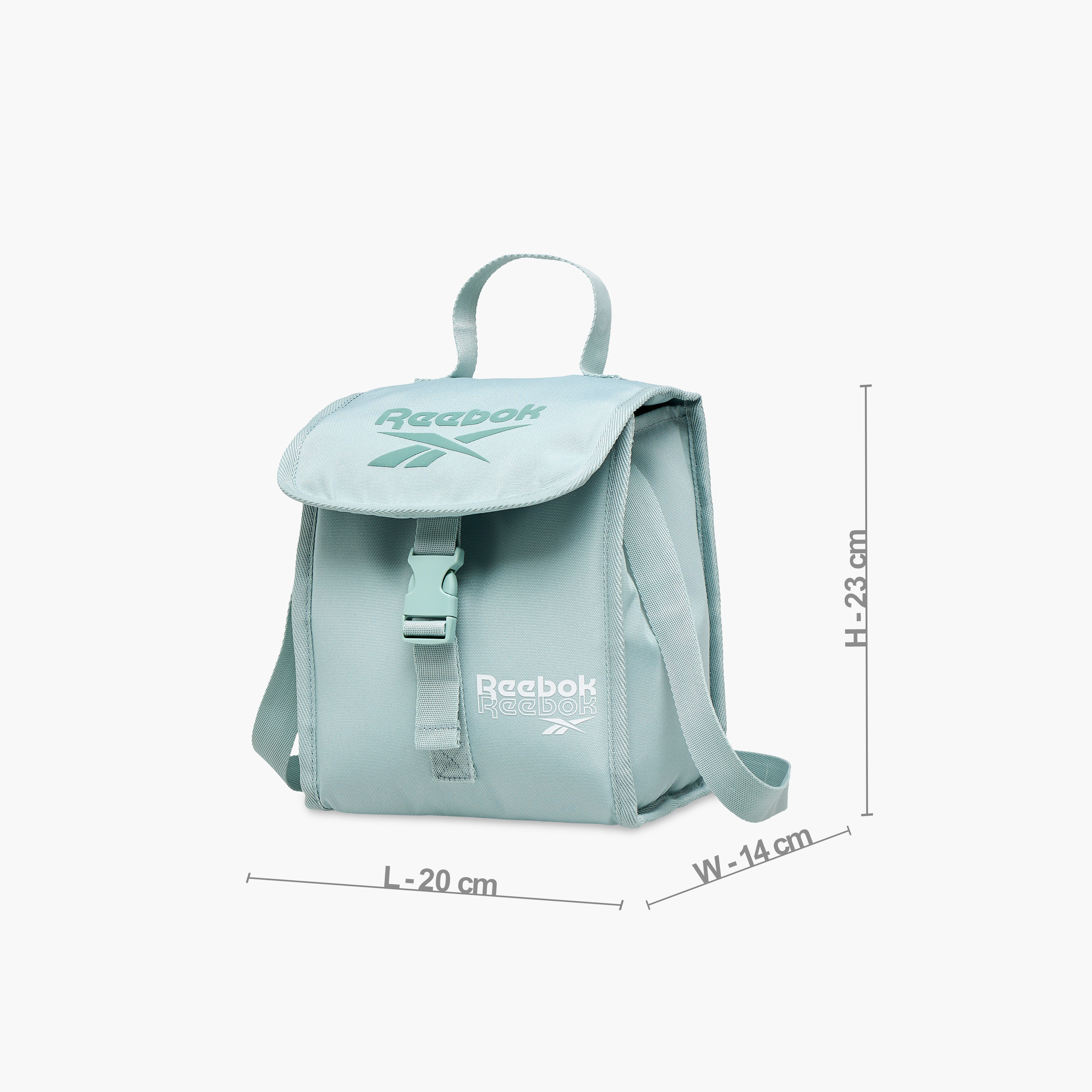 Reebok Logo Print Lunch Bag with Zip Closure-school-lunchessentials-lunchbags-image-2