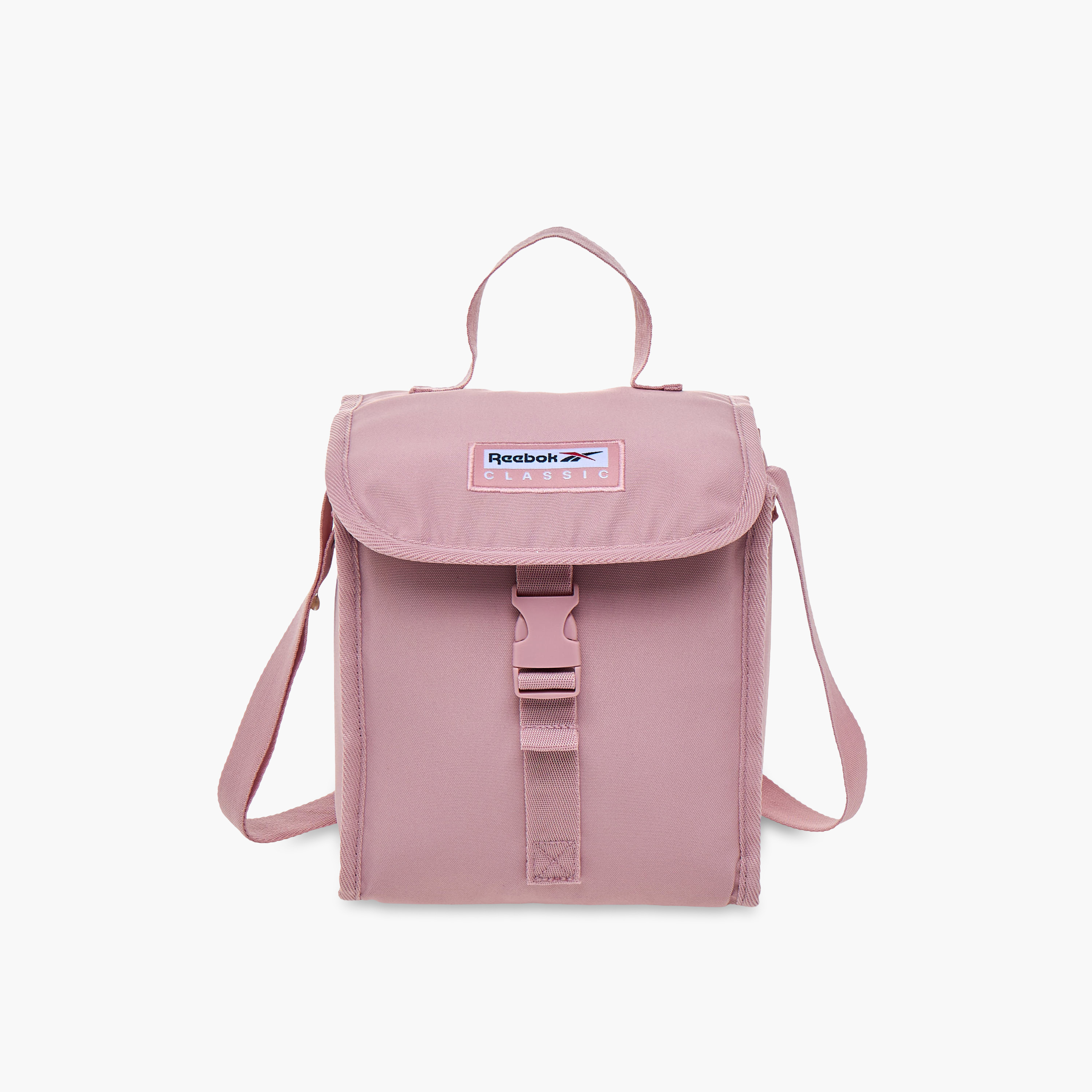 Reebok Logo Applique Lunch Bag with Buckle Closure-school-lunchessentials-lunchbags-image-1