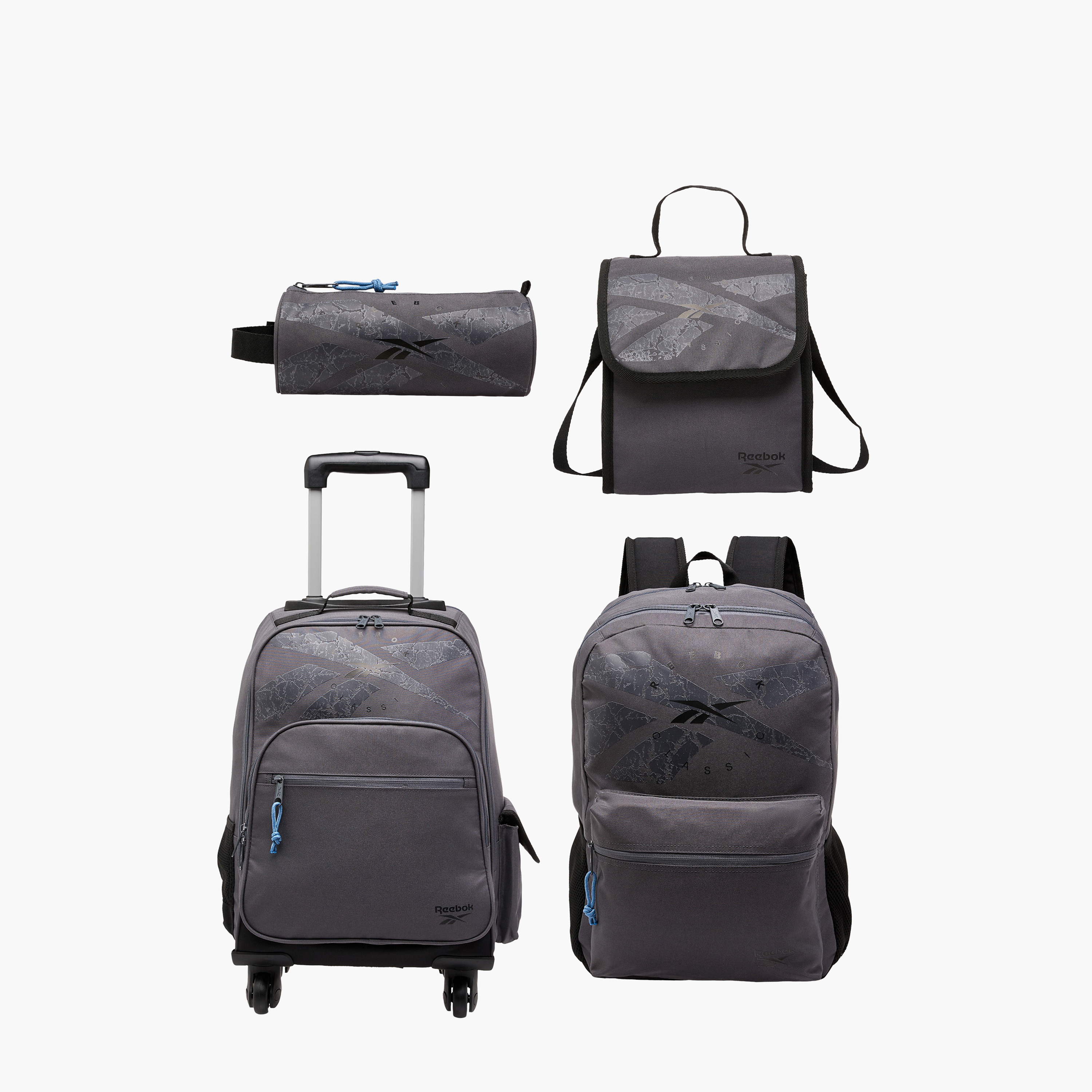 Reebok Stam Logo Print Backpack with Adjustable Straps and Zip Closure - 20x23x14 cms-promo_LS20_OMN-image-13