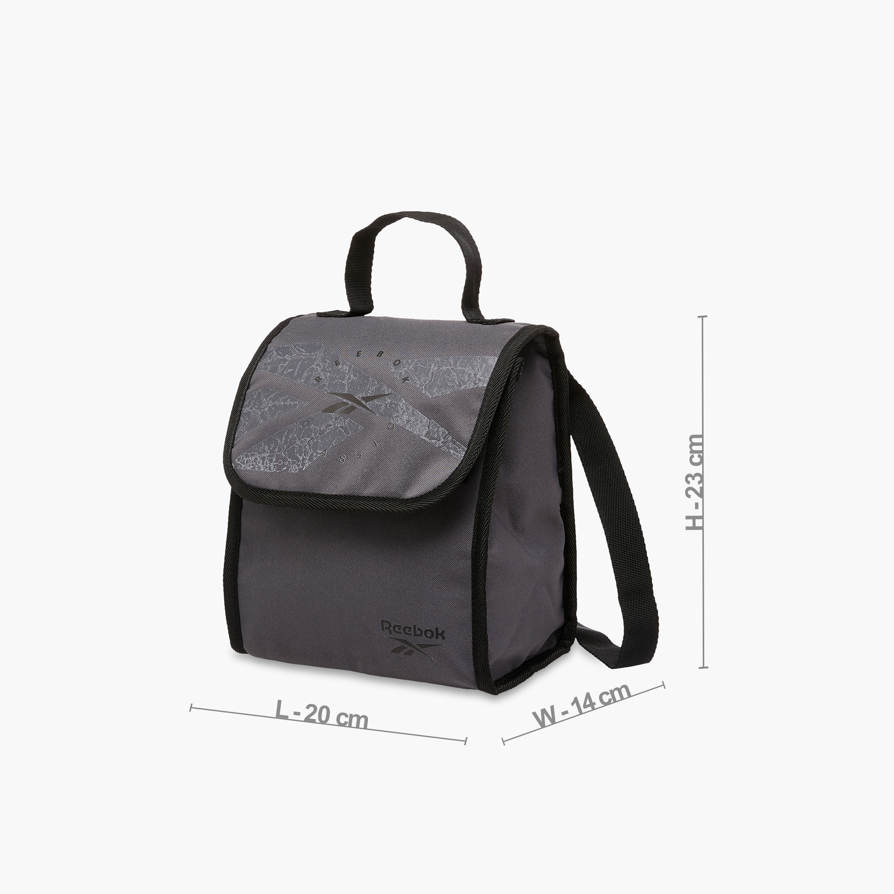 Reebok Stam Logo Print Lunch Bag with Adjustable Strap-school-lunchessentials-lunchbags-image-2