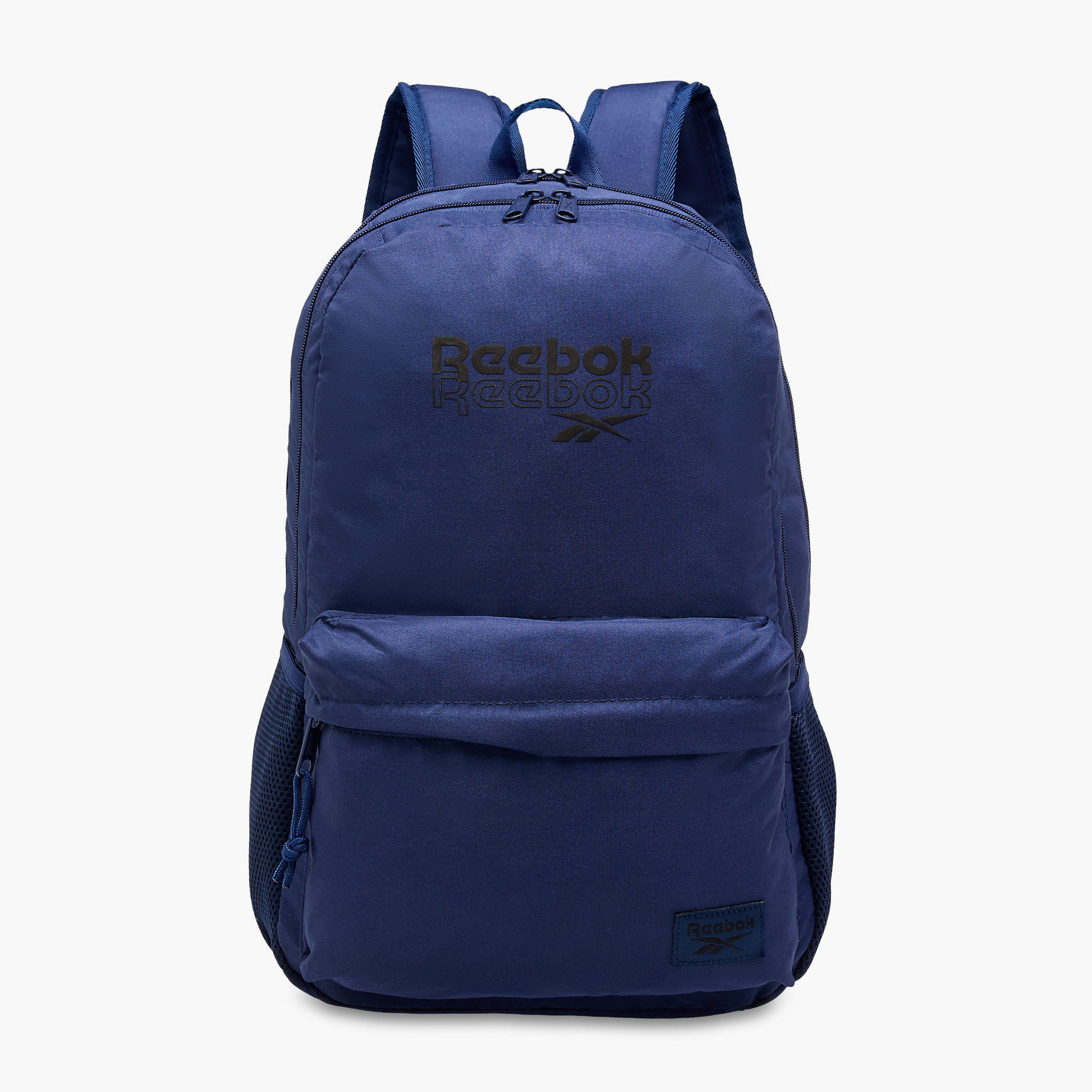 Reebok Melbourne Logo Print Backpack with Adjustable Straps and Zip Closure - 33x44x21 cms-promo_LS20_OMN-image-1