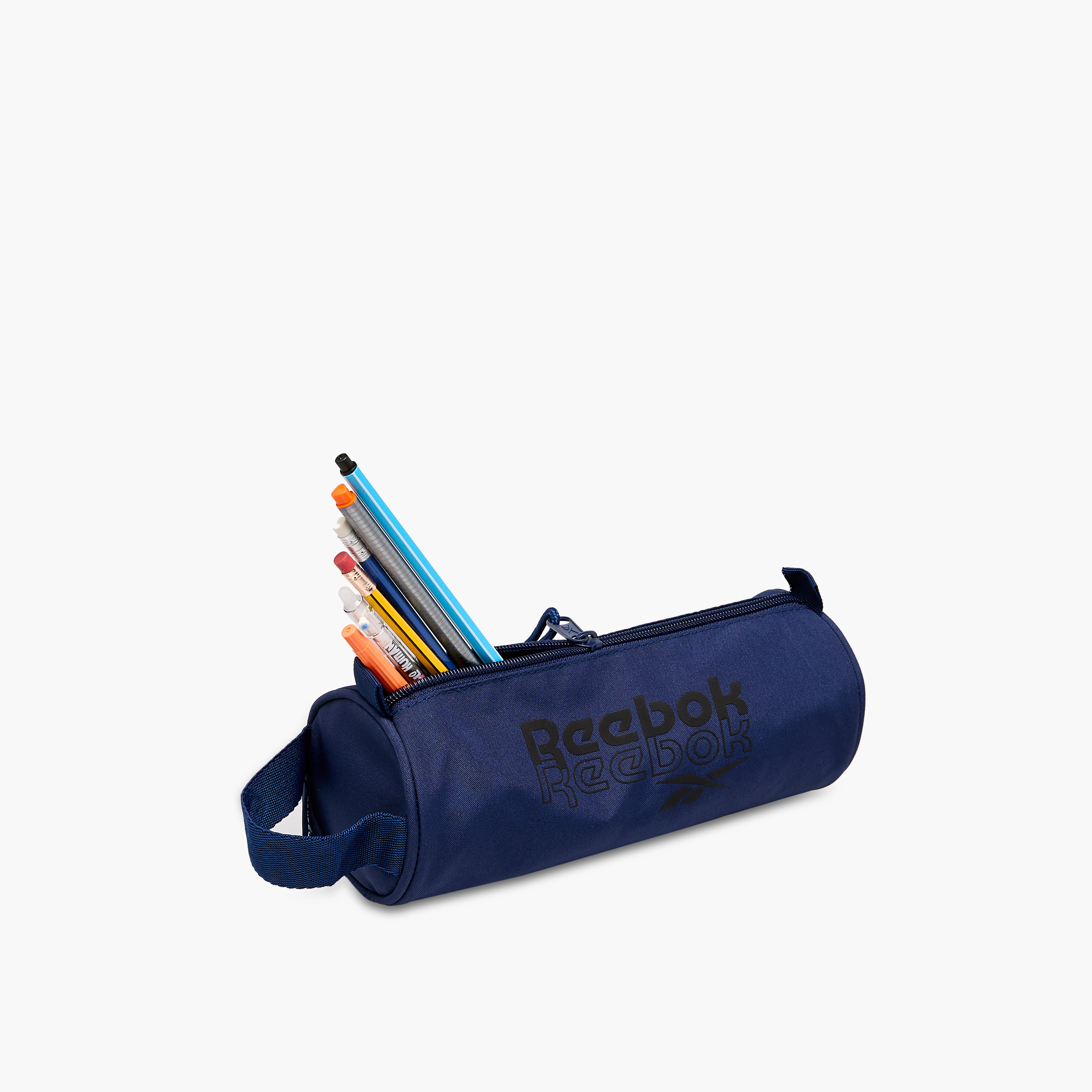 Reebok Melbourne Logo Print Pencil Pouch with Zip Closure-school-stationery-pencilcases-image-5