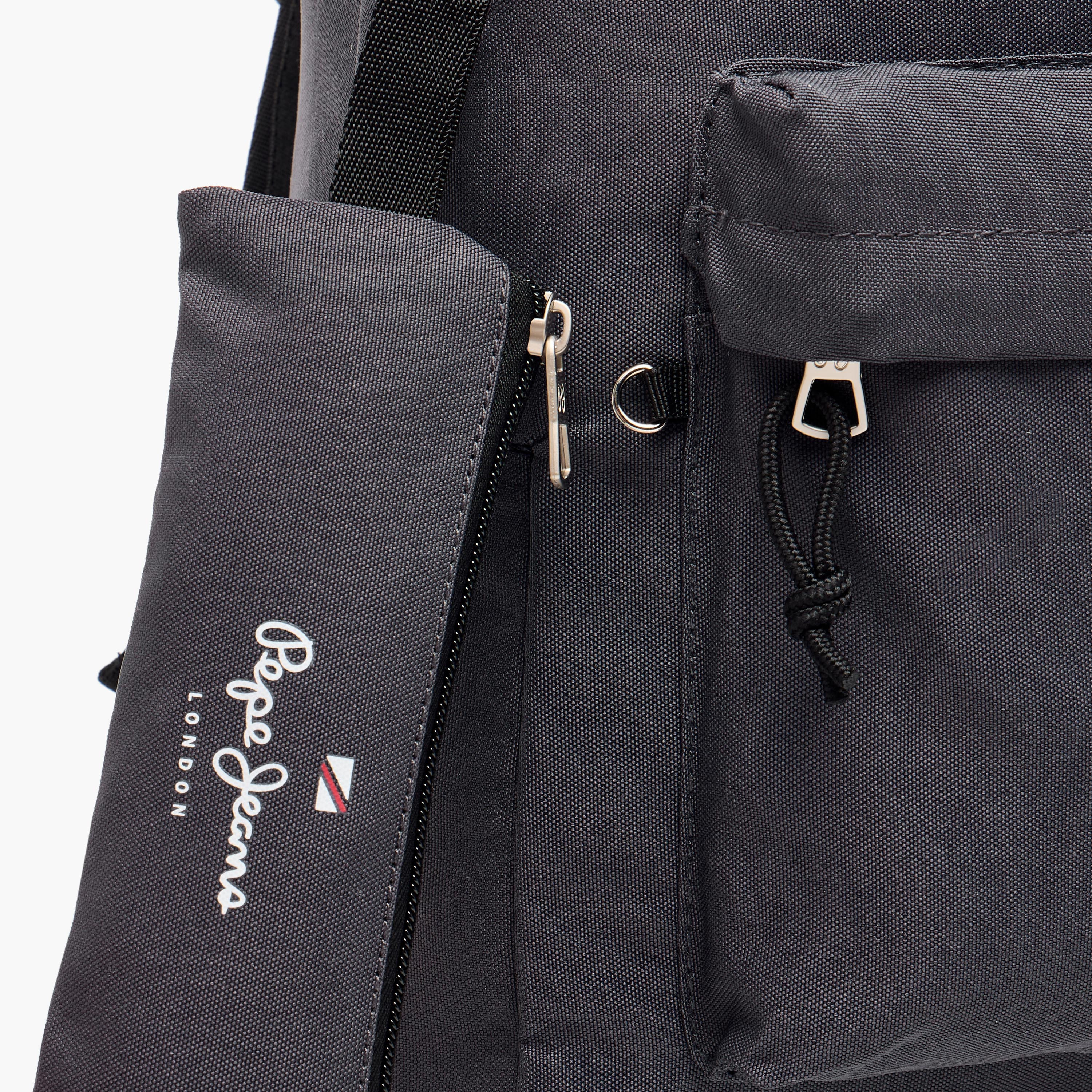 Pepe Jeans Solid Backpack with Adjustable Strap and Pencil Pouch - 33x44x21 cms-school-bagsandbackpacks-backpacks-image-10