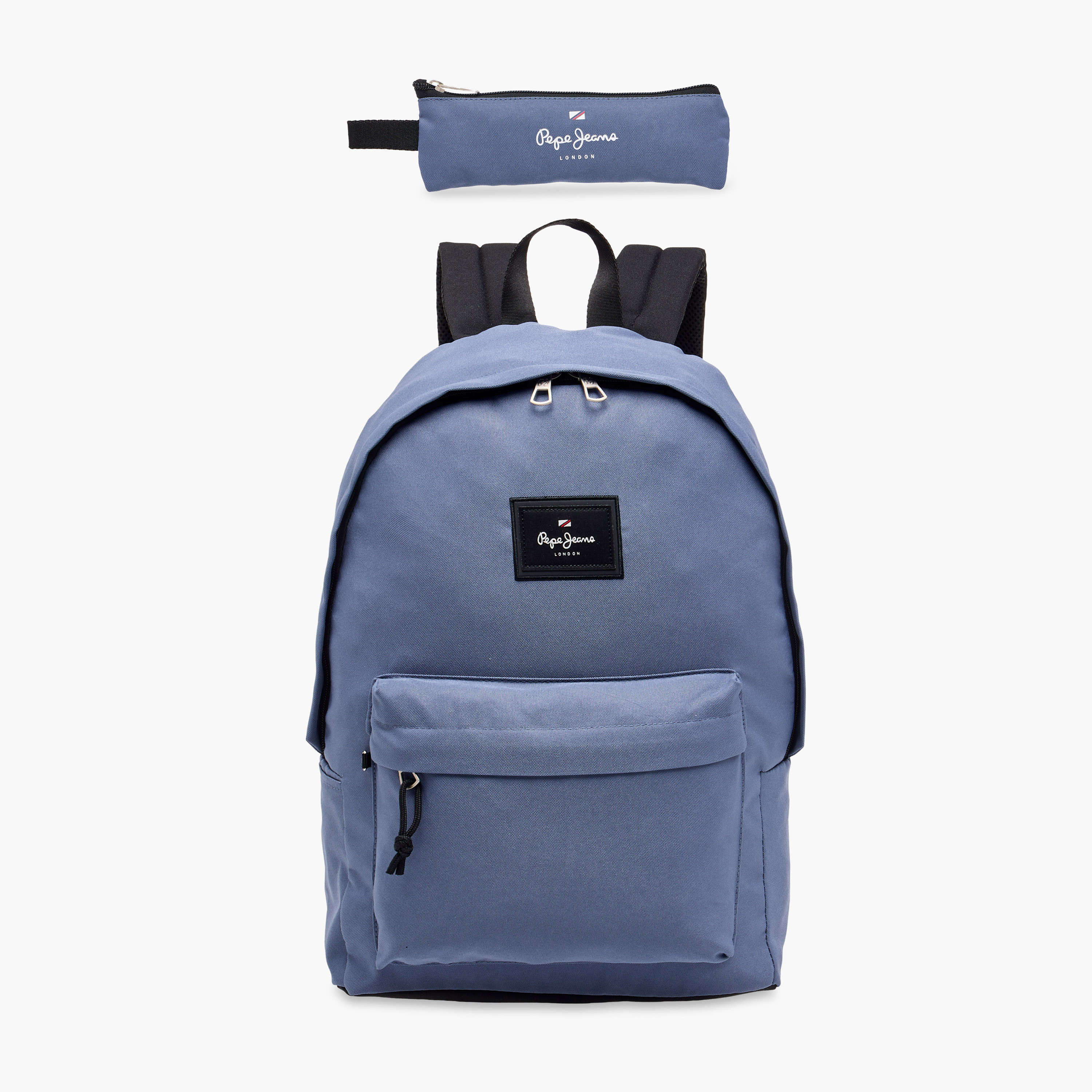 طقم شنطة ظهر مدرسية 2 قطعة سادة للأولاد 8-13 سنة مع مقلمة من بيبي جينز-school-bagsandbackpacks-sets-image-10