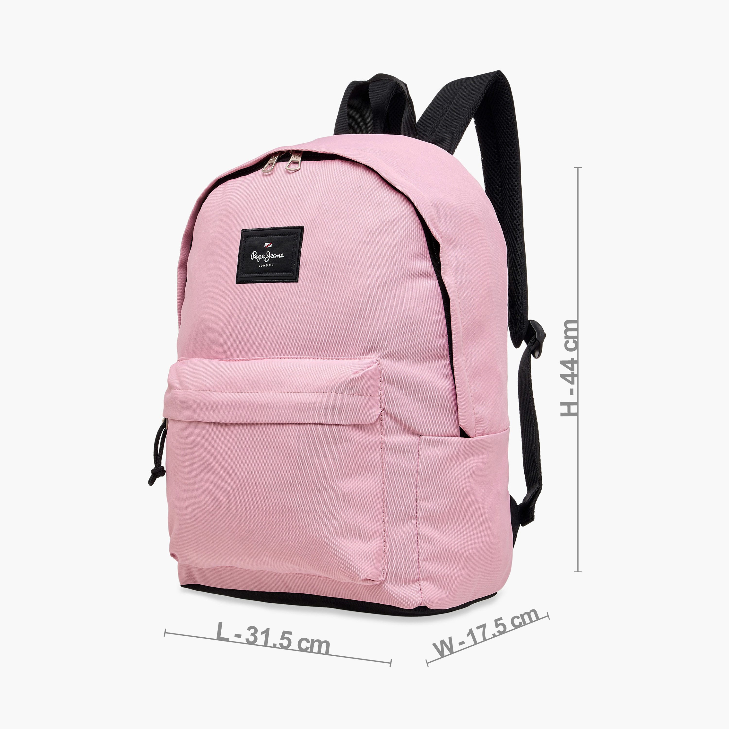 Pepe Jeans Solid Backpack with Adjustable Strap and Pencil Pouch - 33x44x21 cms-school-bagsandbackpacks-sets-image-5