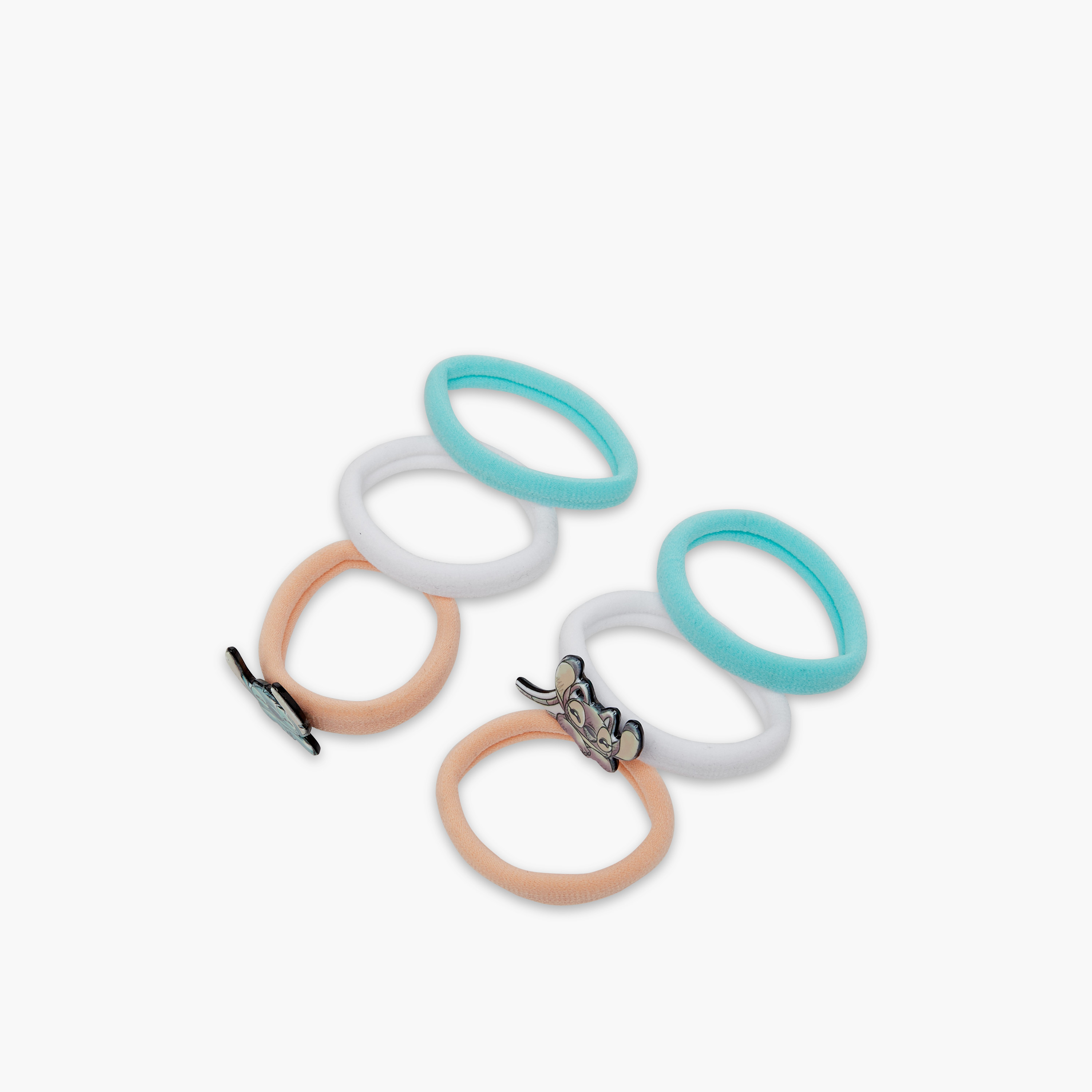 طقم ربطات شعر 6 قطع بتصميم بزخارف ستيتش وأنجل من ديزني-girls-accessories-hairaccessories-image-2