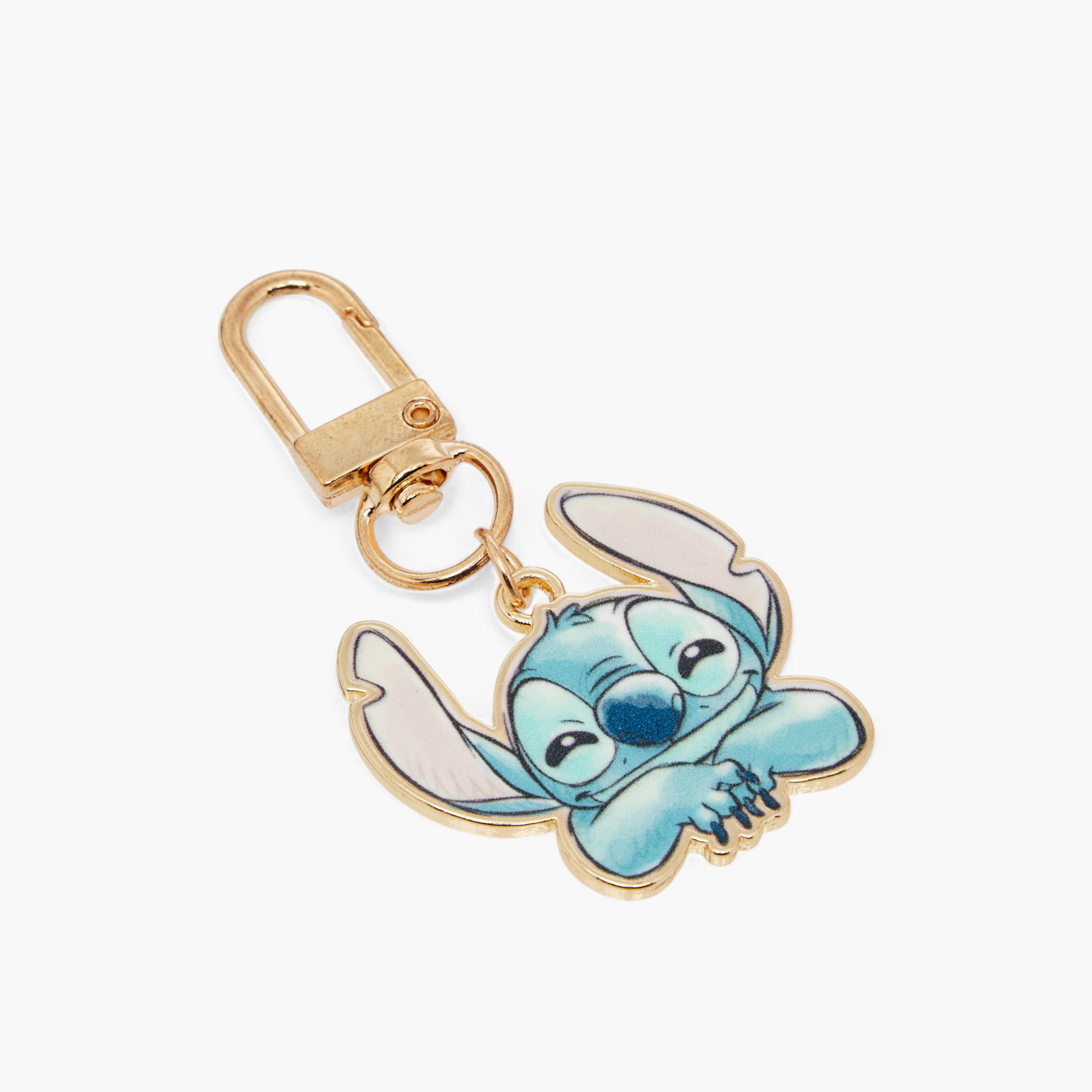 Disney Stitch Charm Keychain with Hook-girls-accessories-keyringsandbagcharms-image-2