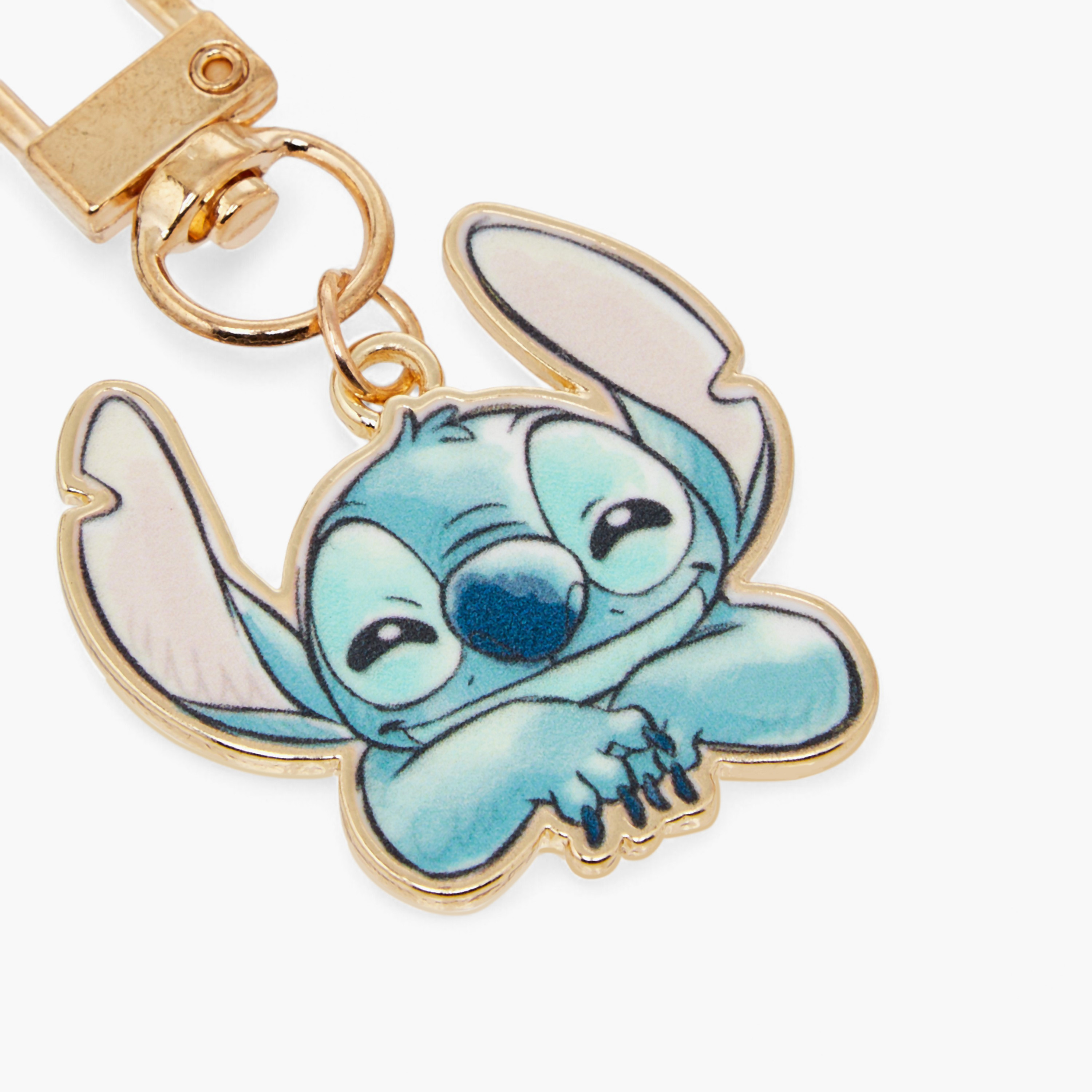 Disney Stitch Charm Keychain with Hook-girls-accessories-keyringsandbagcharms-image-3