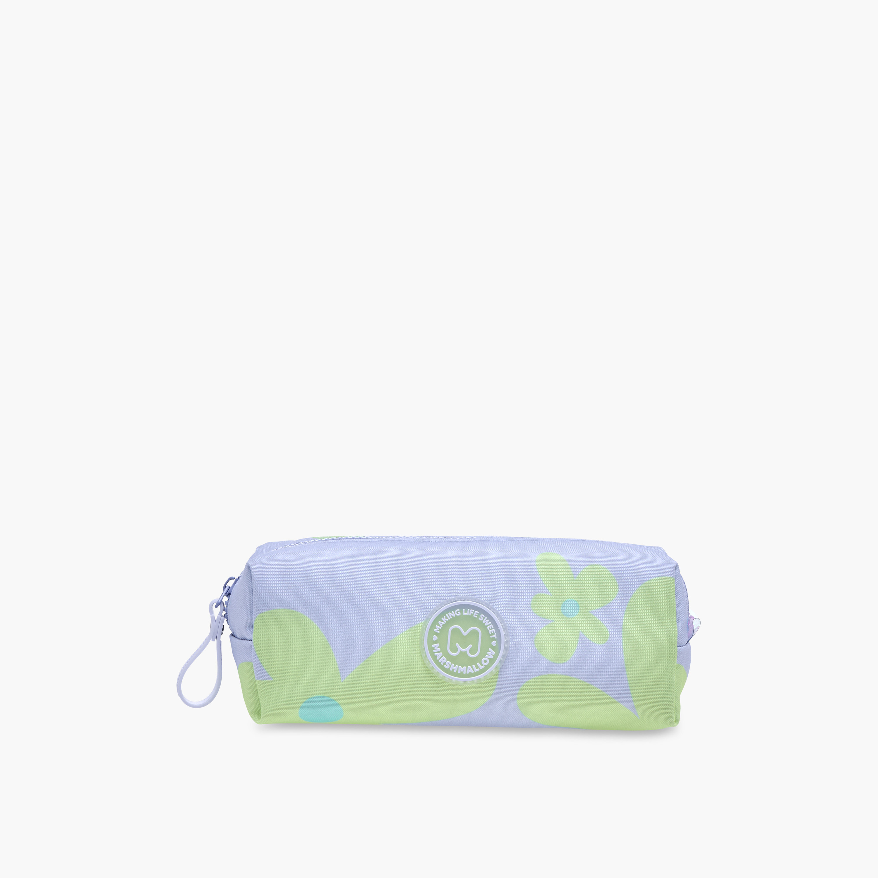 MARSHMALLOW Petals Printed Pencil Pouch with Zip Closure-school-stationery-pencilcases-image-1