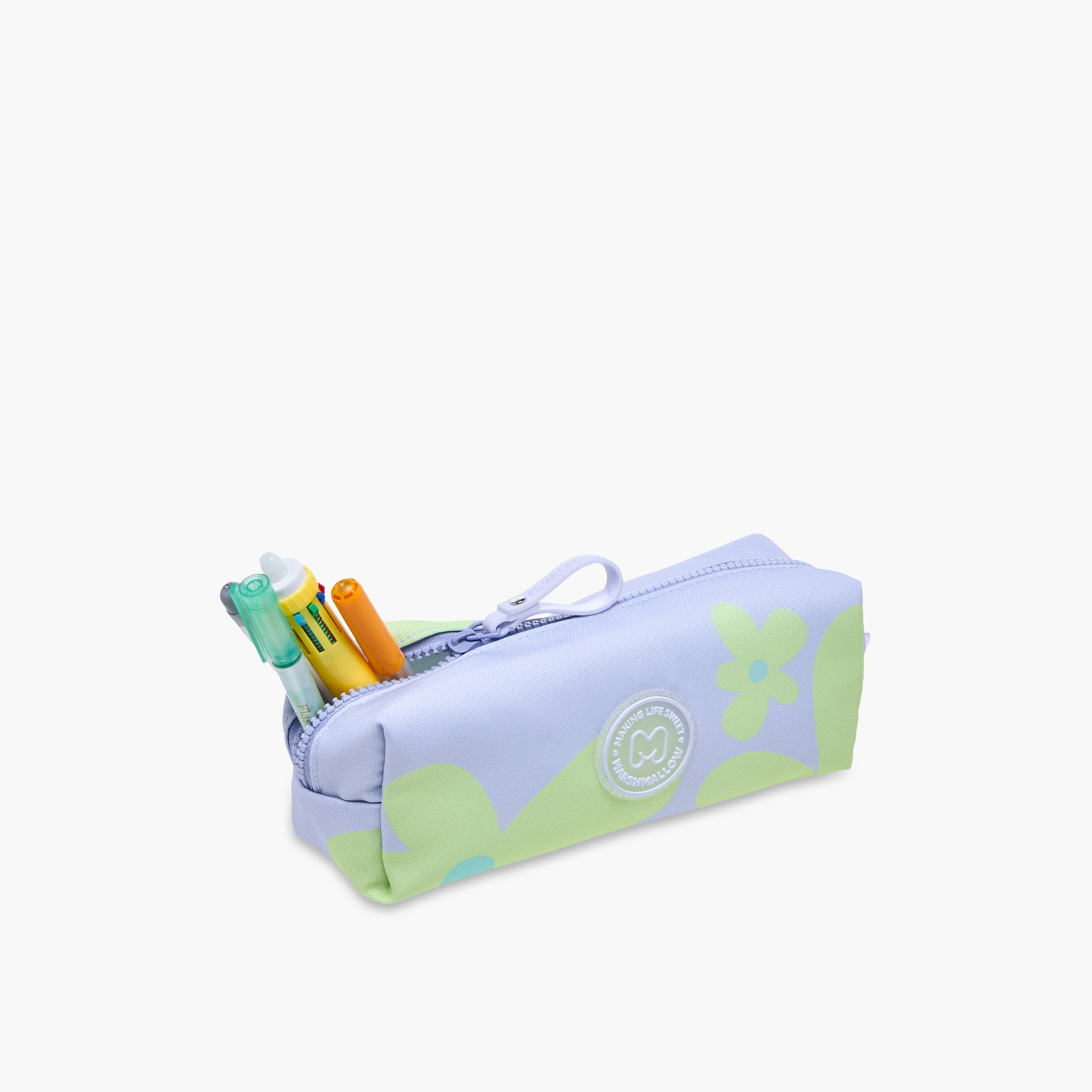 MARSHMALLOW Petals Printed Pencil Pouch with Zip Closure-school-stationery-pencilcases-image-5