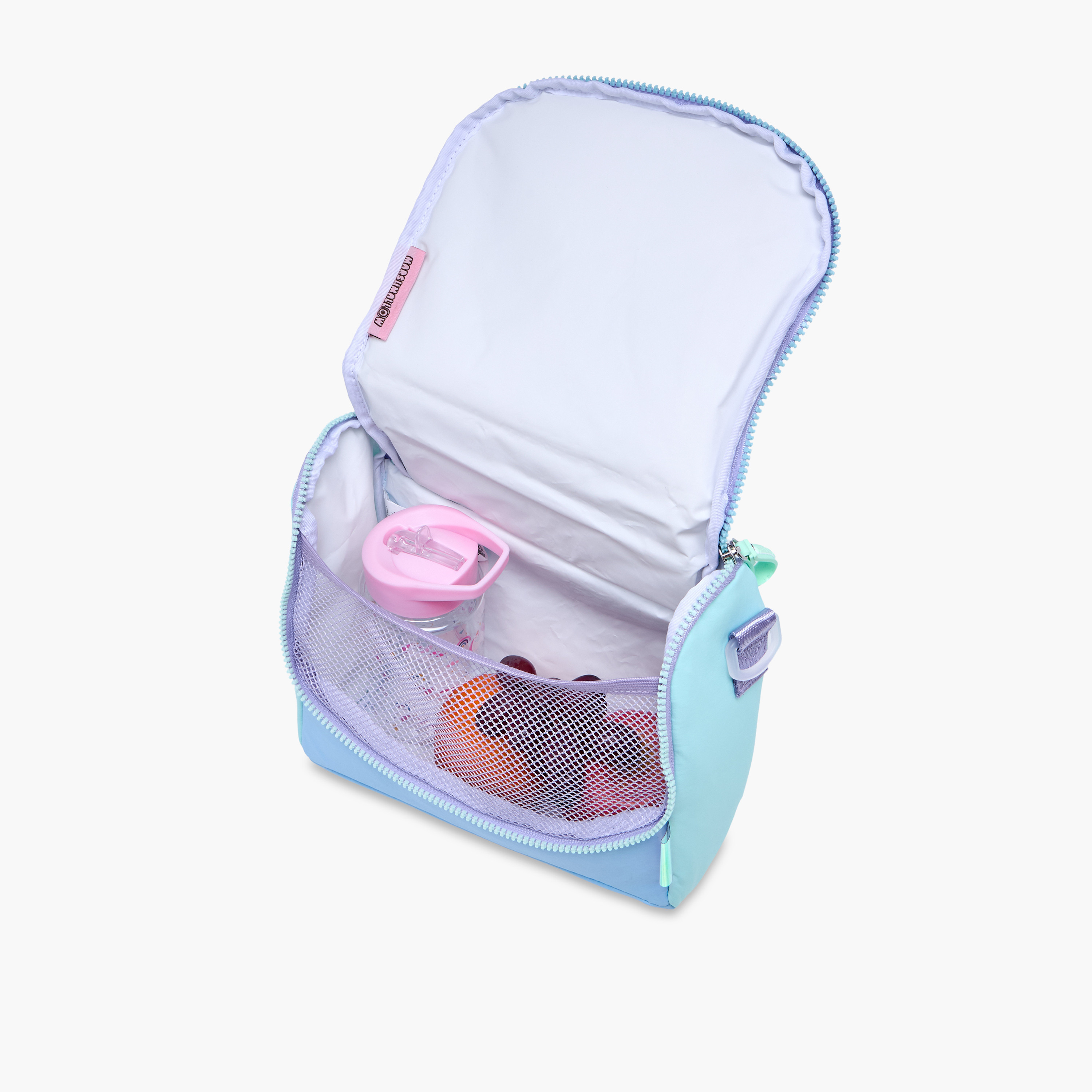MARSHMALLOW Colourblock Lunch Bag with Zip Closure-school-lunchessentials-lunchbags-image-8
