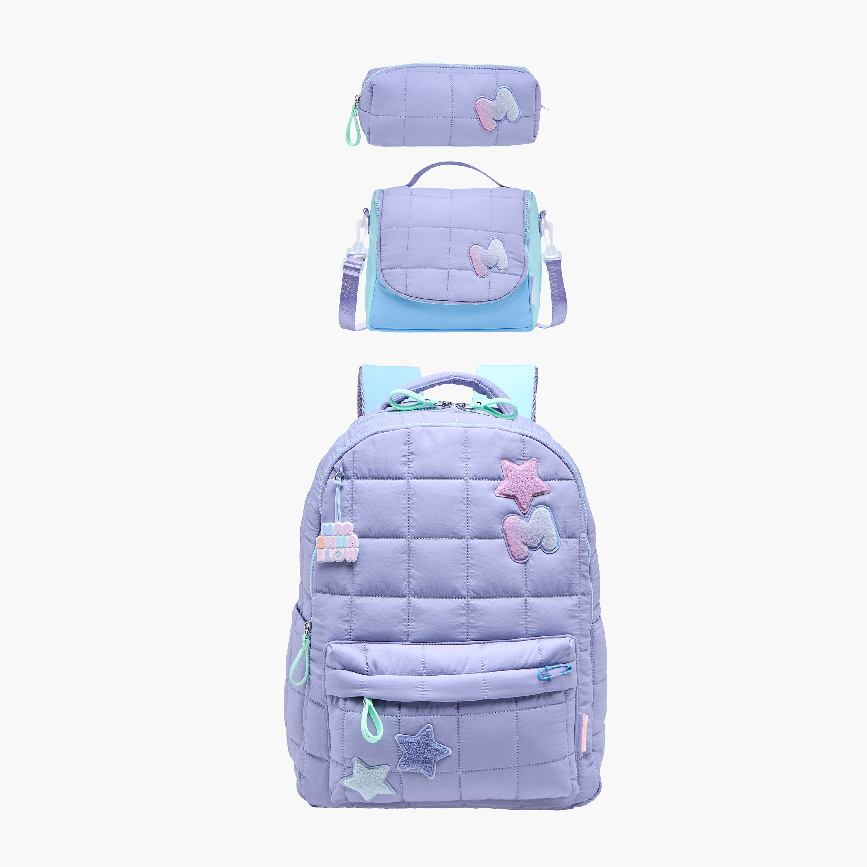 MARSHMALLOW Colourblock Lunch Bag with Zip Closure-school-lunchessentials-lunchbags-image-9