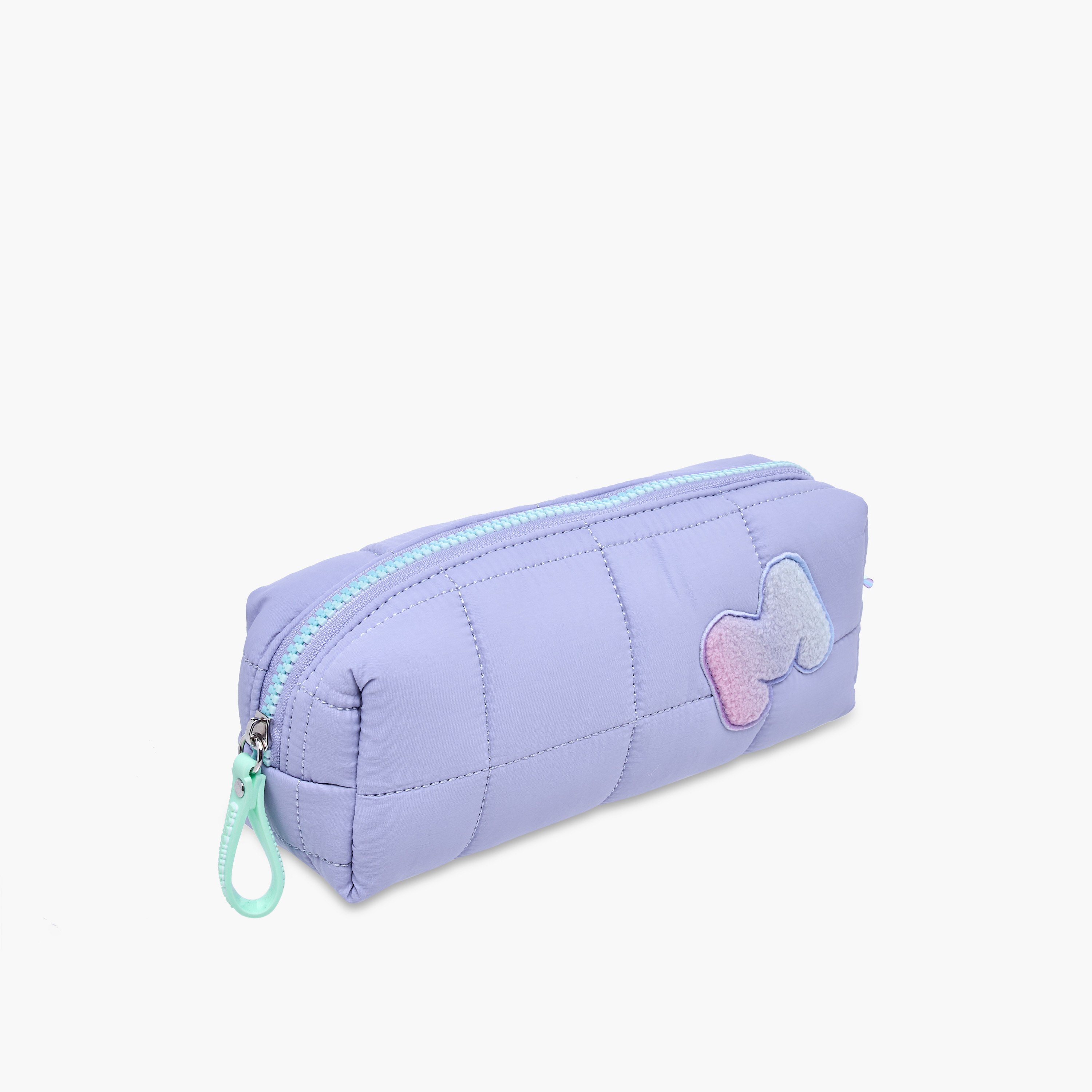 MARSHMALLOW Quilted Pencil Pouch with Zip Closure-school-stationery-pencilcases-image-2