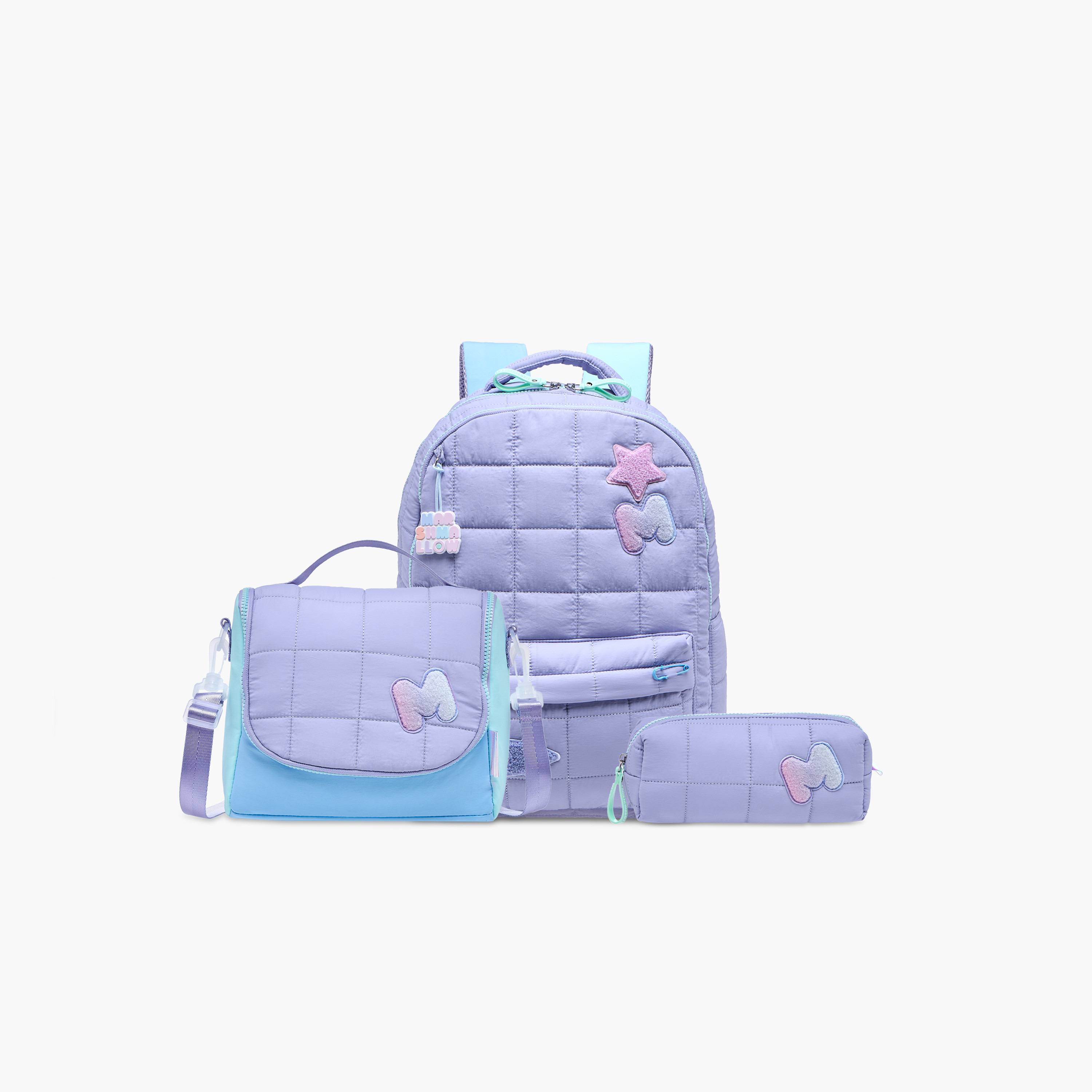 MARSHMALLOW Quilted Pencil Pouch with Zip Closure-school-stationery-pencilcases-image-6