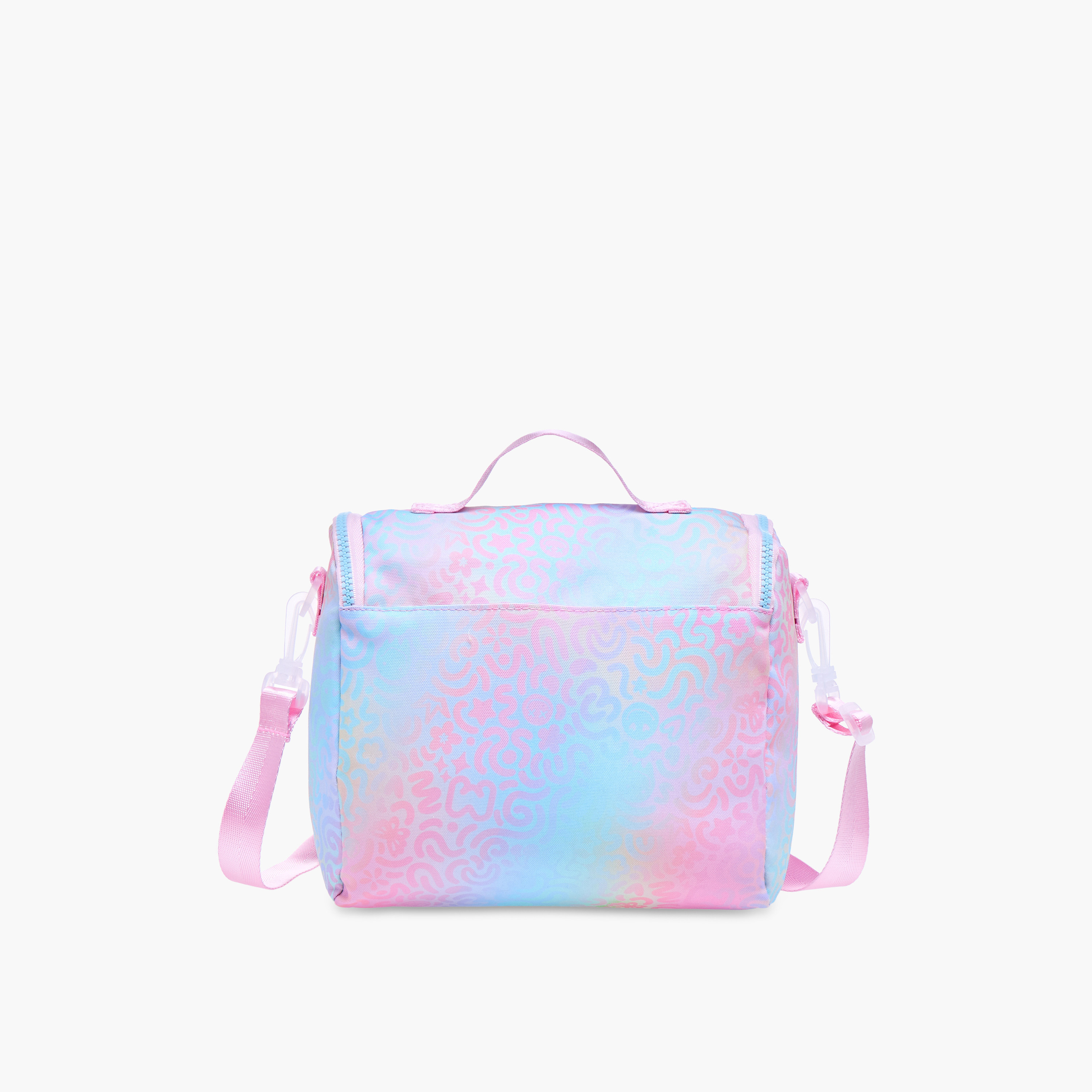 MARSHMALLOW Iris Slogan Applique Lunch Bag with Zip Closure-school-lunchessentials-lunchbags-image-3