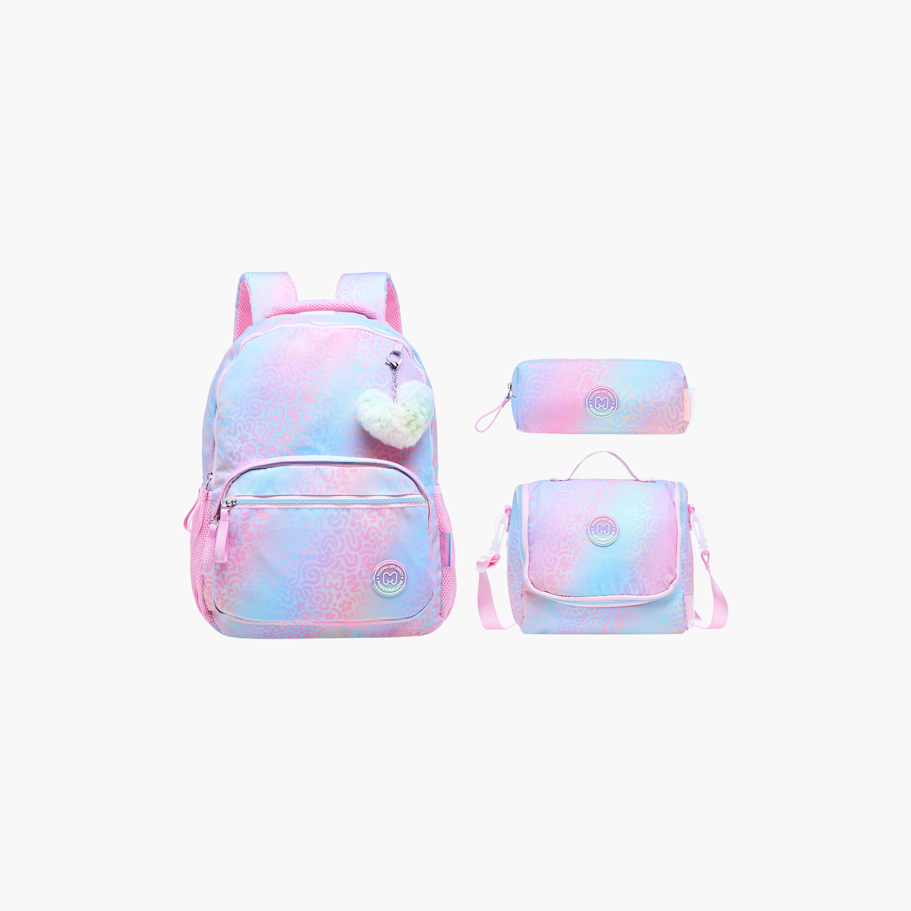MARSHMALLOW Iris Printed Pencil Pouch with Zip Closure-school-stationery-pencilcases-image-6