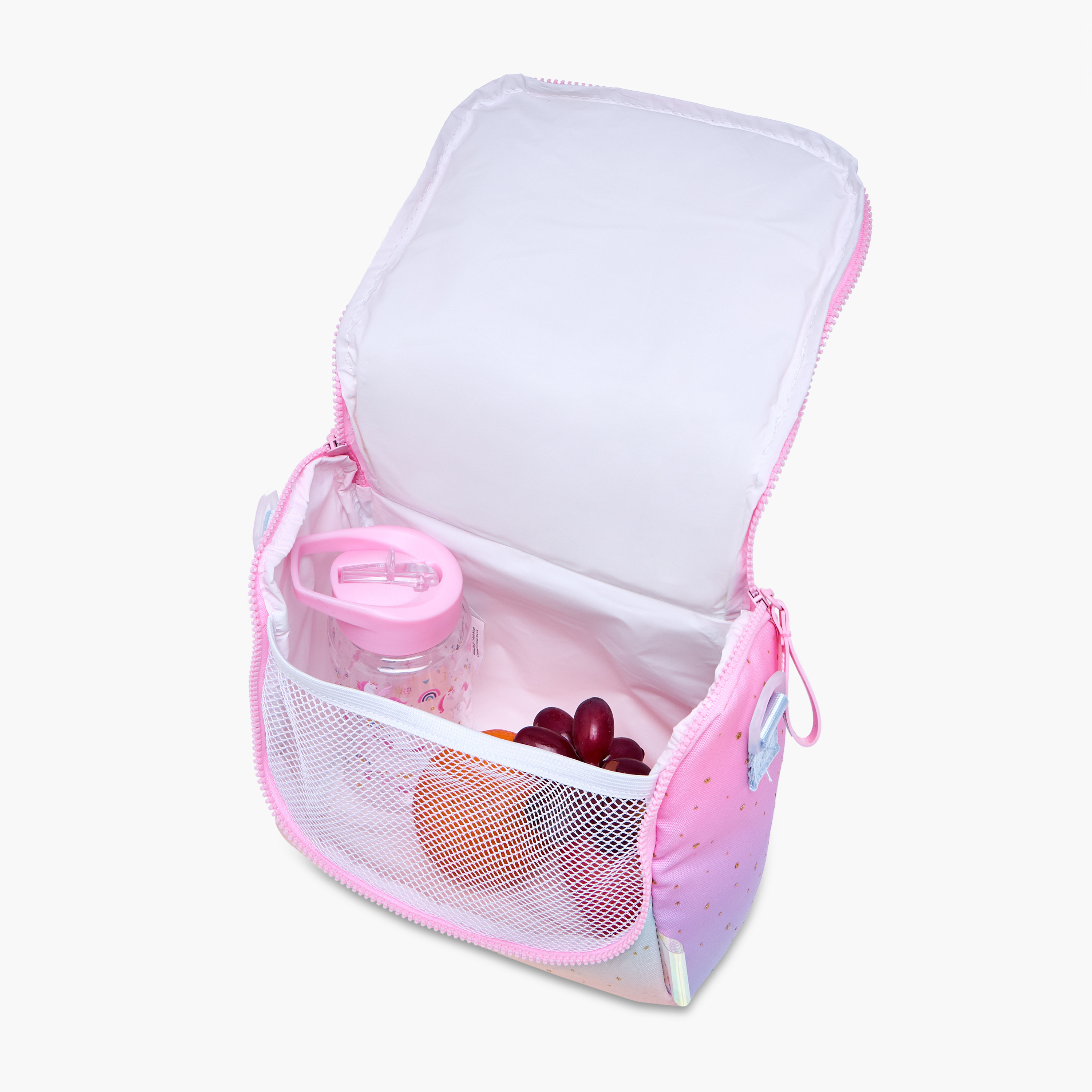 MARSHMALLOW Ombre Lunch Bag with Strap and Zip Closure-school-lunchessentials-lunchbags-image-7