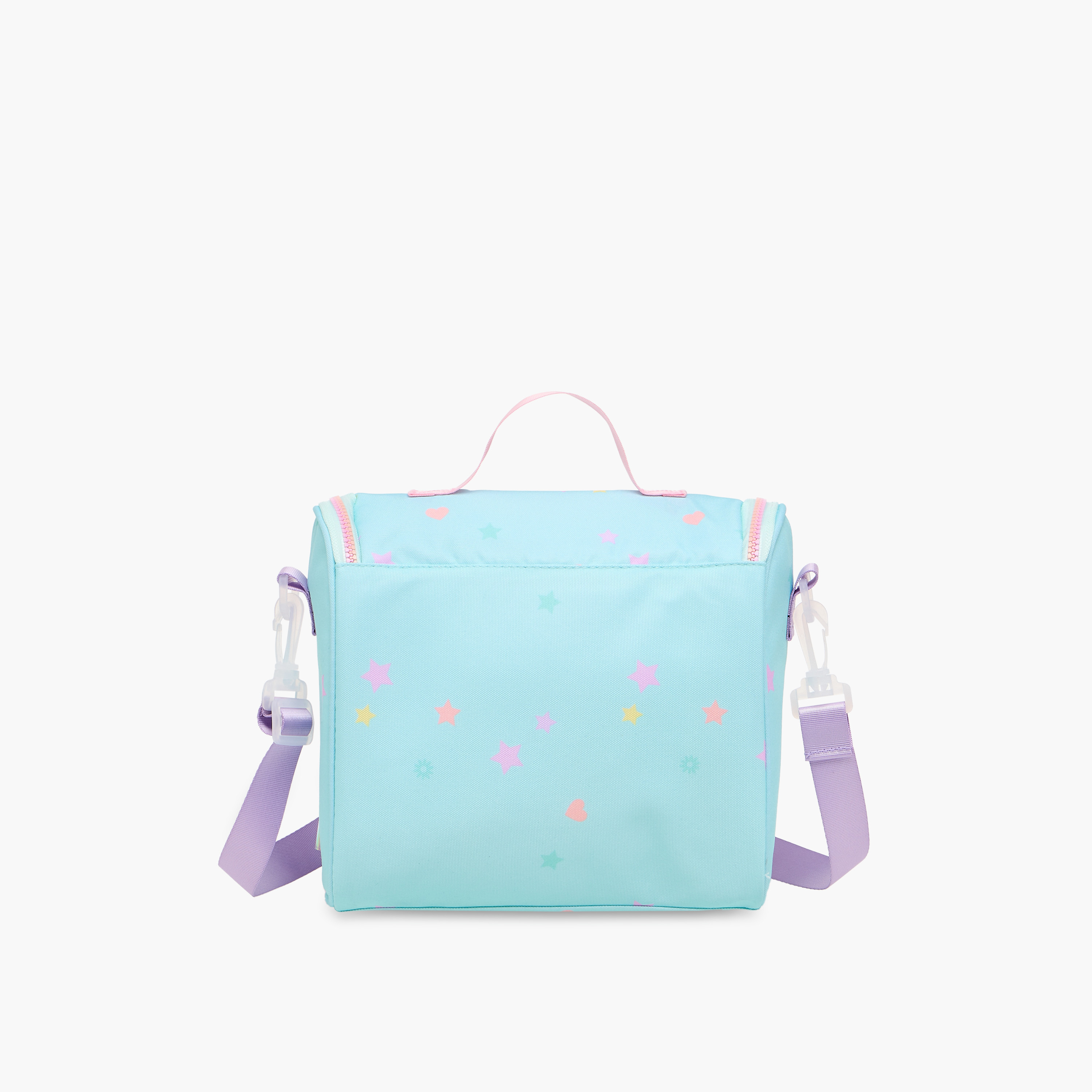 MARSHMALLOW Stardust Logo Applique Lunch Bag with Zip Closure-school-lunchessentials-lunchbags-image-3