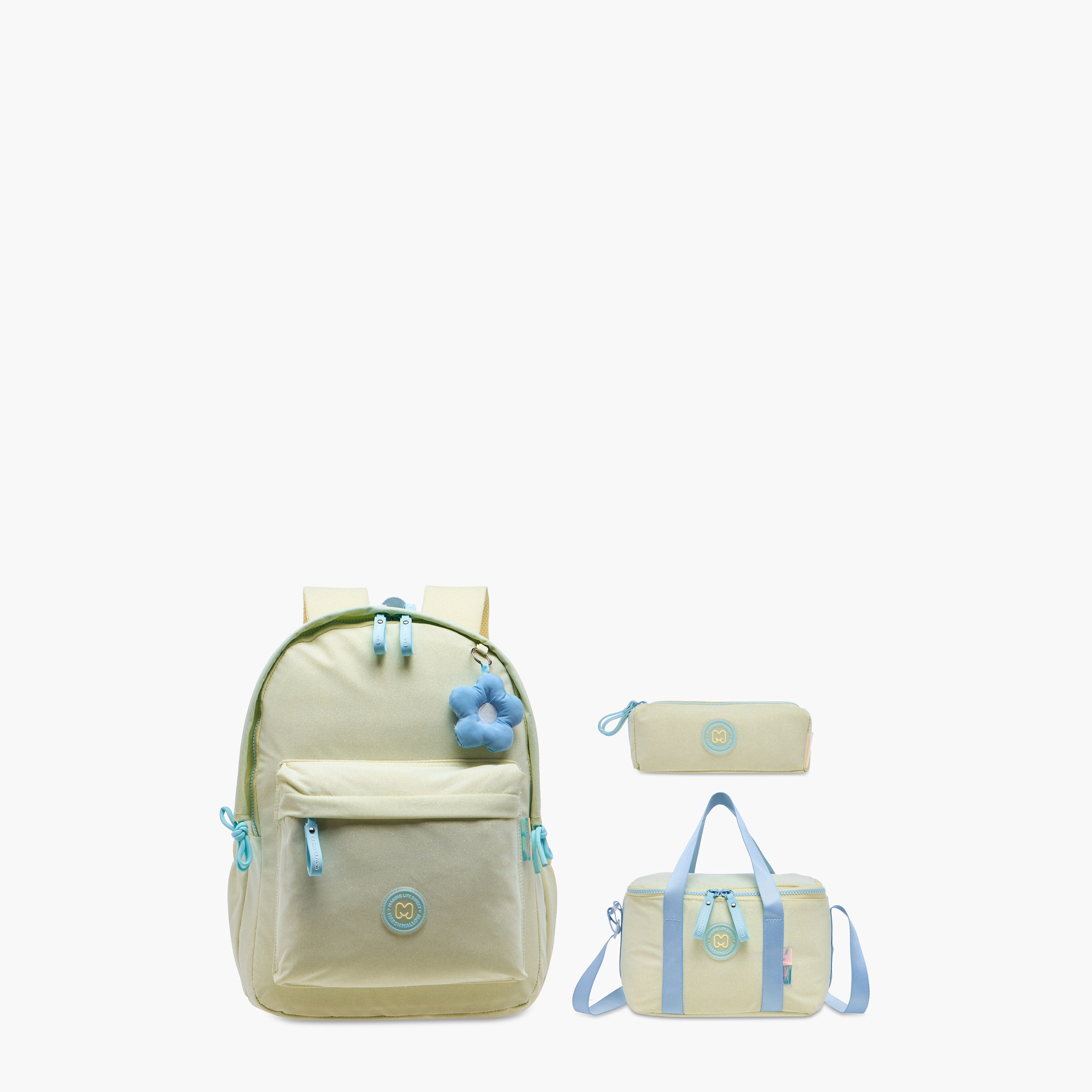 MARSHMALLOW Floral Detail Backpack with Adjustable Shoulder Straps - 33x43x16 cms-promo_LS20_OMN-image-12