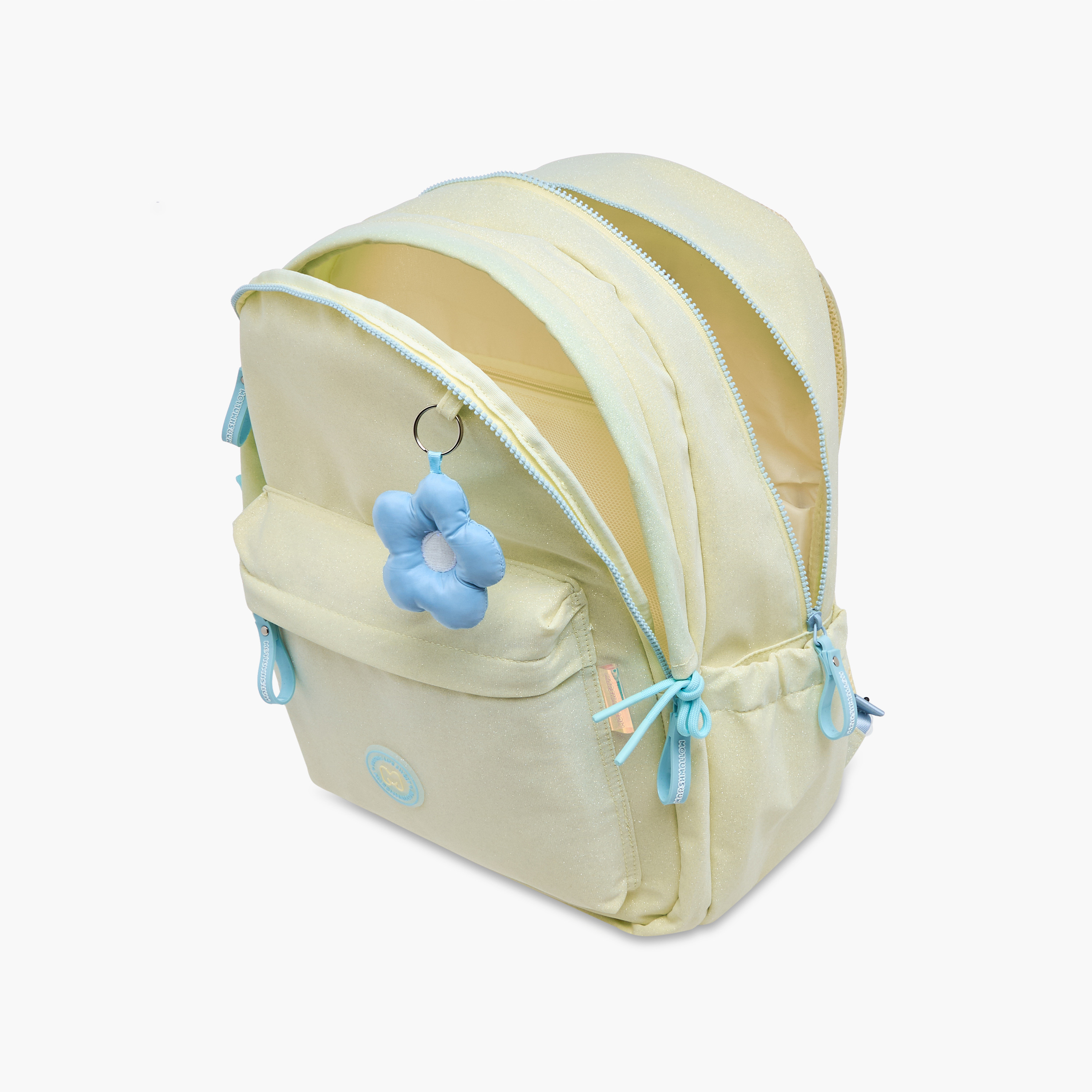 MARSHMALLOW Floral Detail Backpack with Adjustable Shoulder Straps - 33x43x16 cms-promo_LS20_OMN-image-10