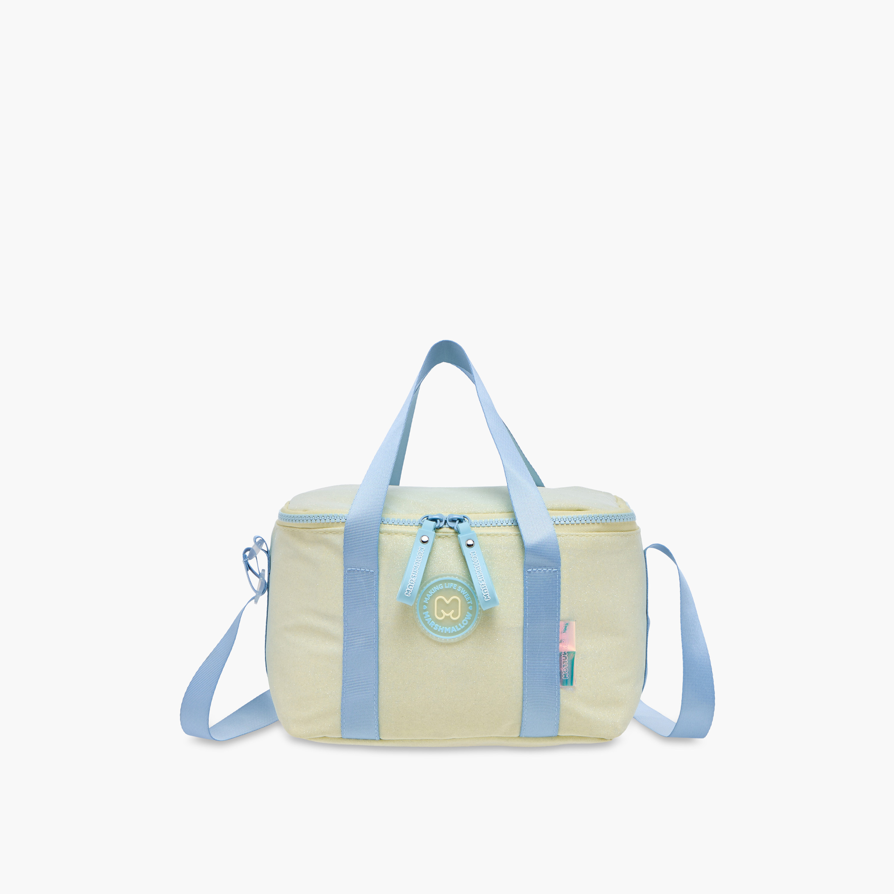 MARSHMALLOW Tiara Applique Detail Lunch Bag with Zip Closure-school-lunchessentials-lunchbags-image-1