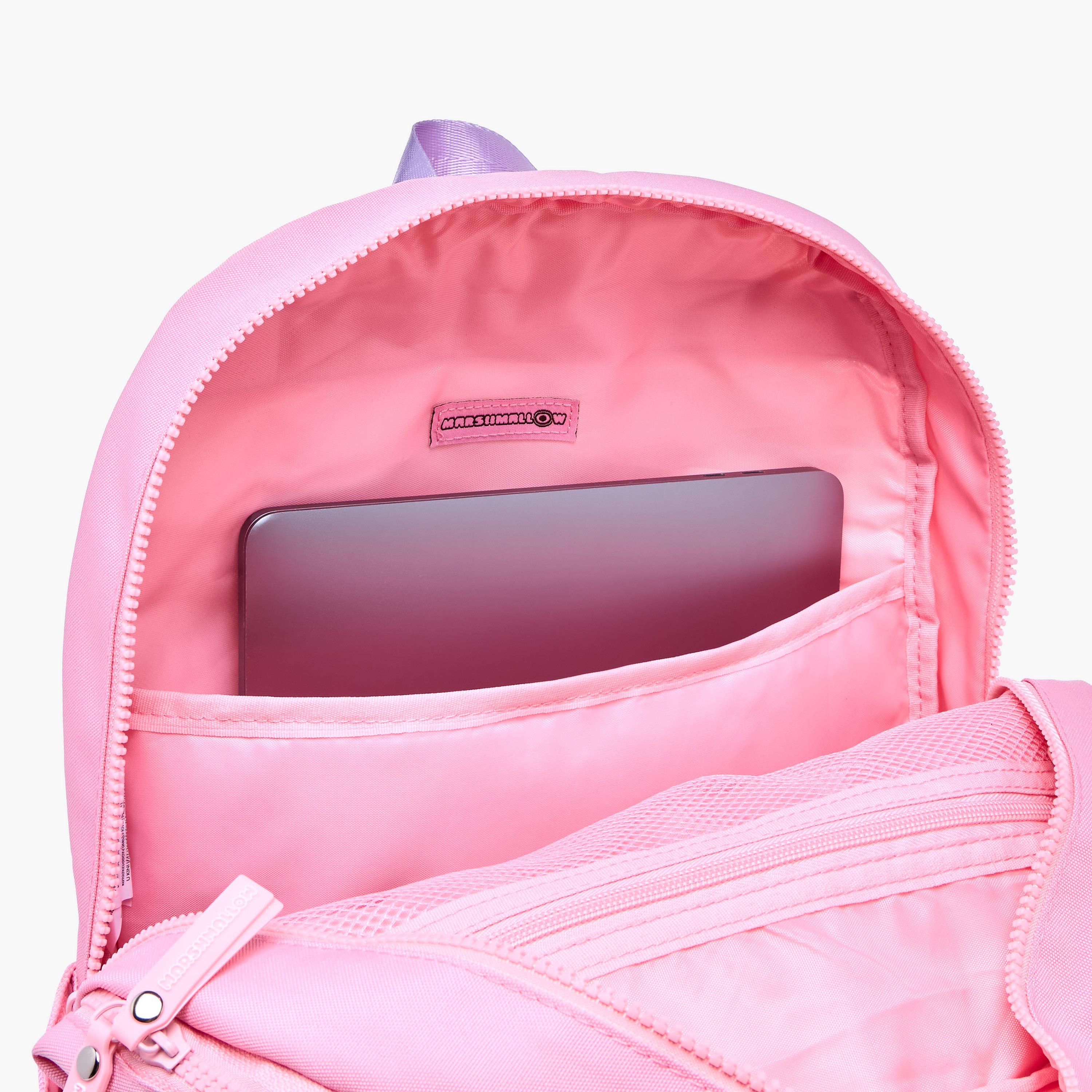 MARSHMALLOW Ombre Backpack with Adjustable Shoulder Straps and Zip Closure - 33x43x16 cm-promo_LS20_OMN-image-11