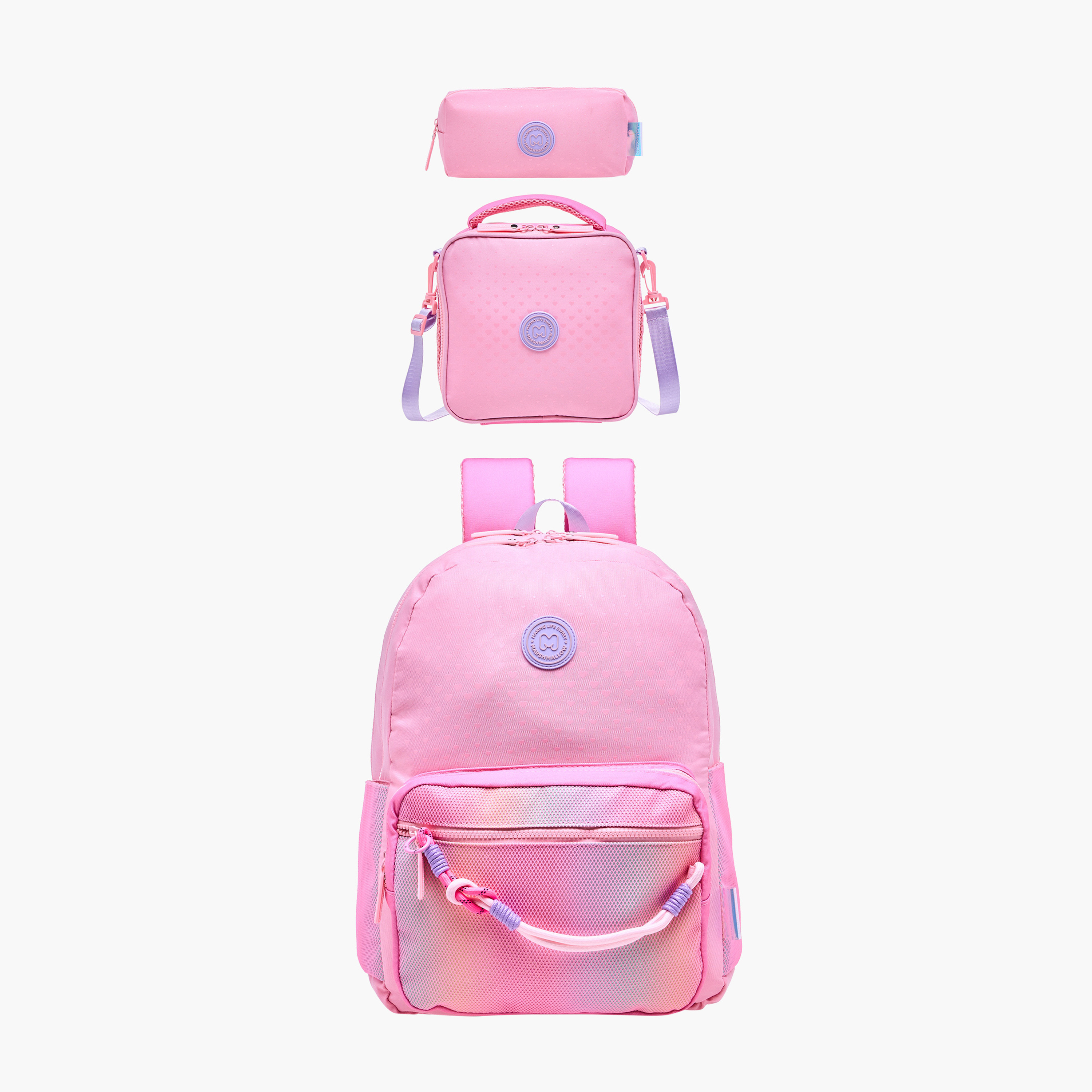 MARSHMALLOW Applique Detail Lunch Bag with Zip Closure-school-lunchessentials-lunchbags-image-8
