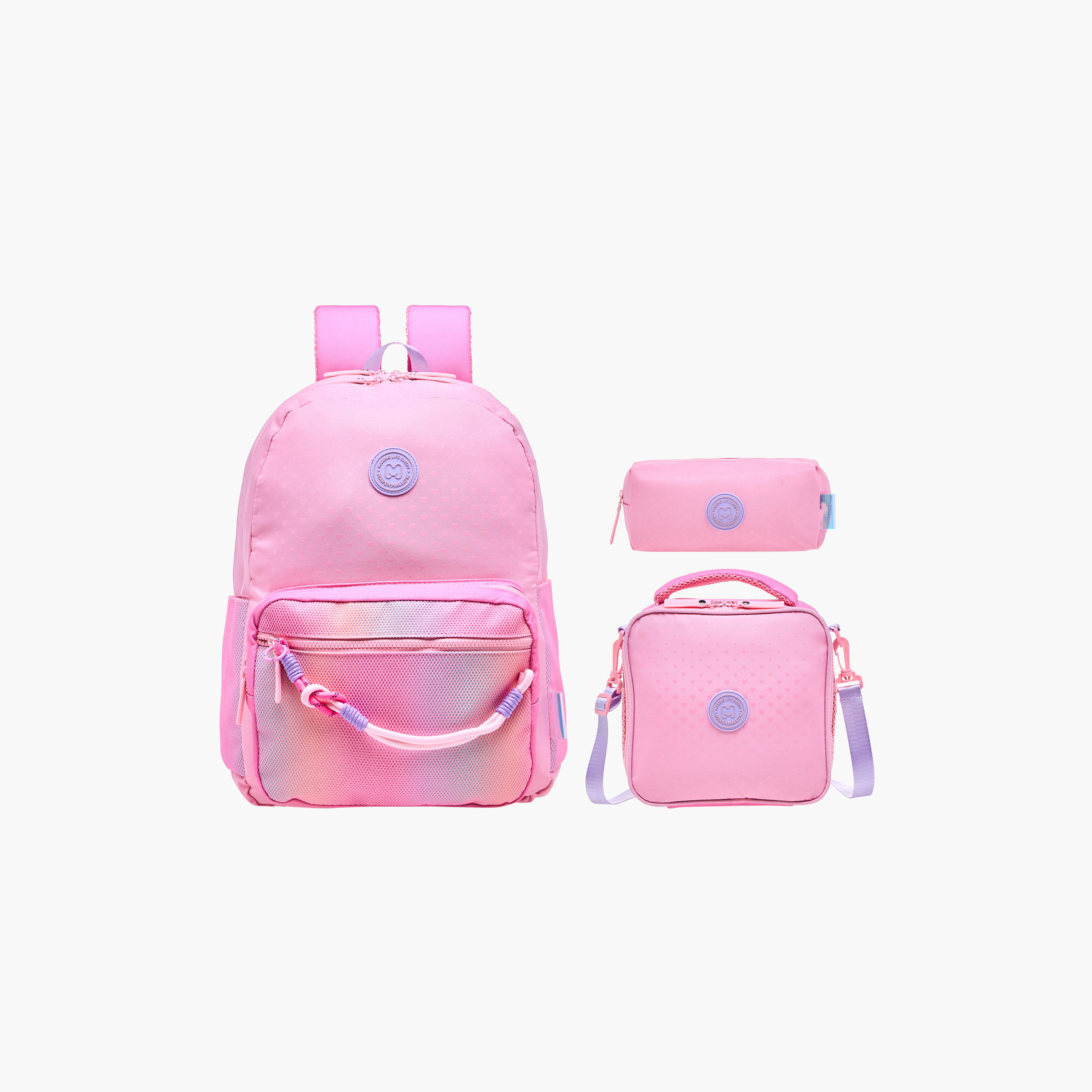 MARSHMALLOW Applique Detail Pencil Pouch with Zip Closure-school-stationery-pencilcases-image-6