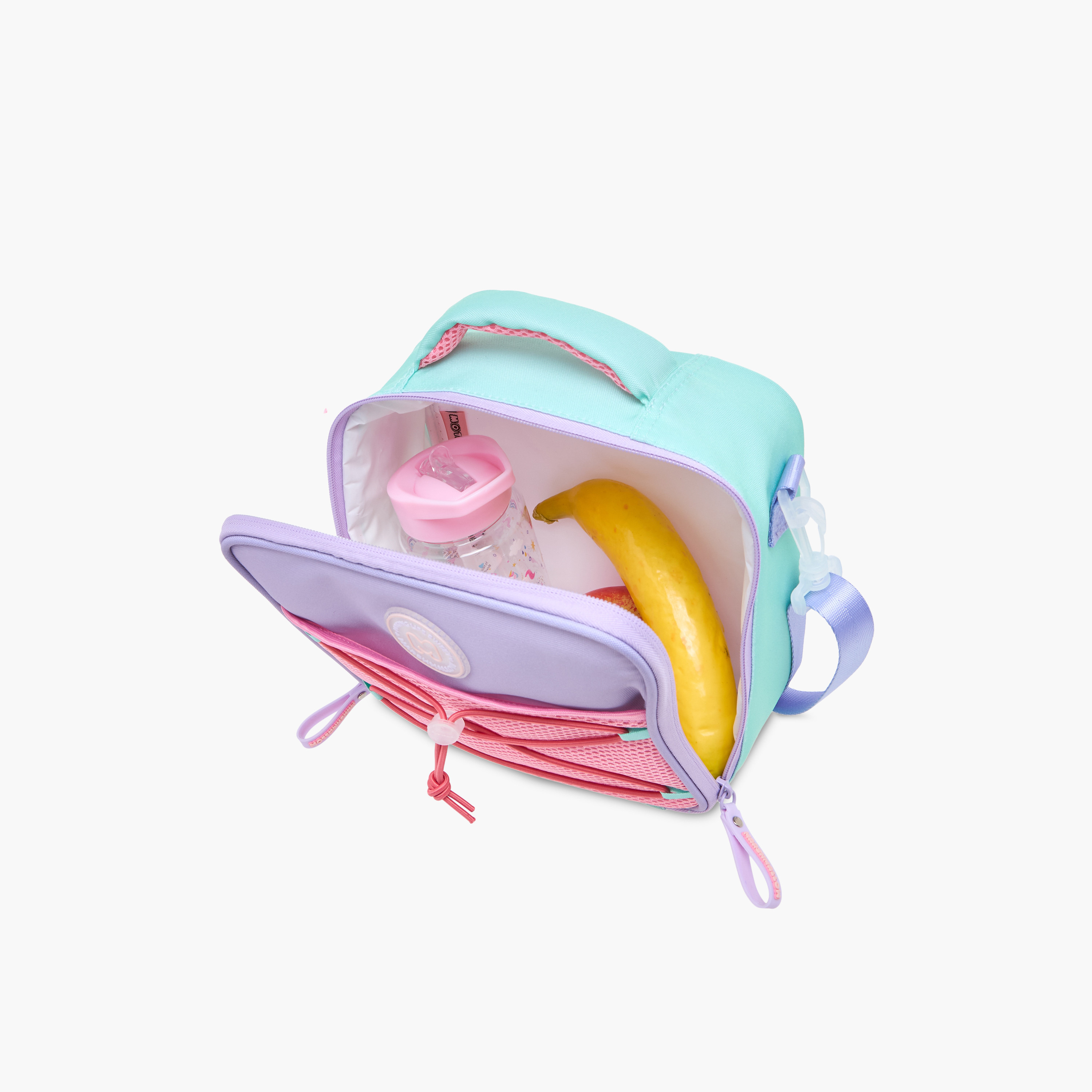 MARSHMALLOW Colourblock Lunch Bag with Zip Closure-school-lunchessentials-lunchbags-image-7