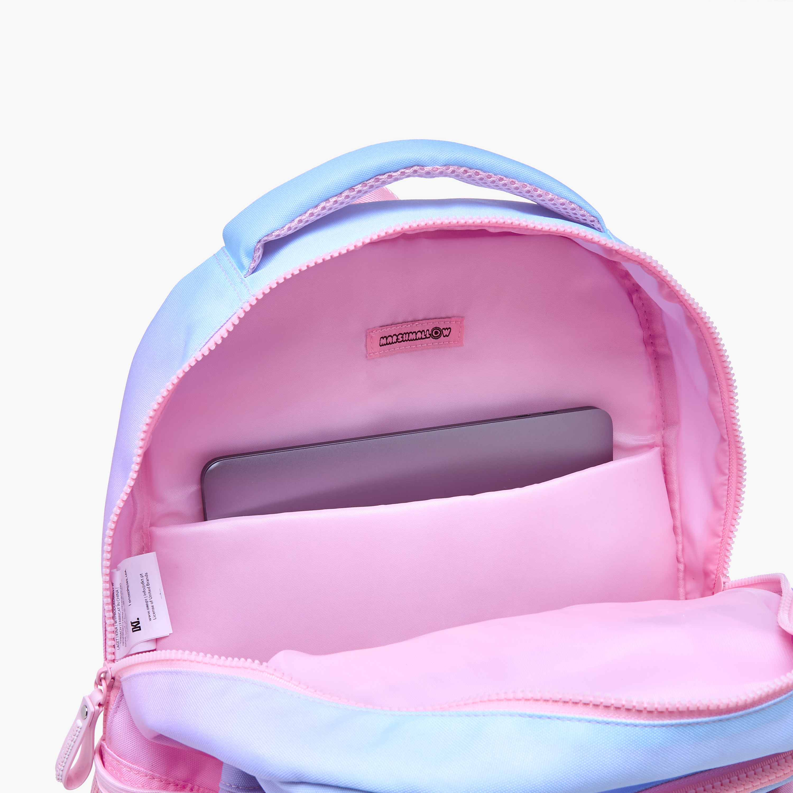 MARSHMALLOW Applique Patch Detail Backpack with Adjustable Shoulder Straps - 33x43x16 cm-promo_LS20_OMN-image-13