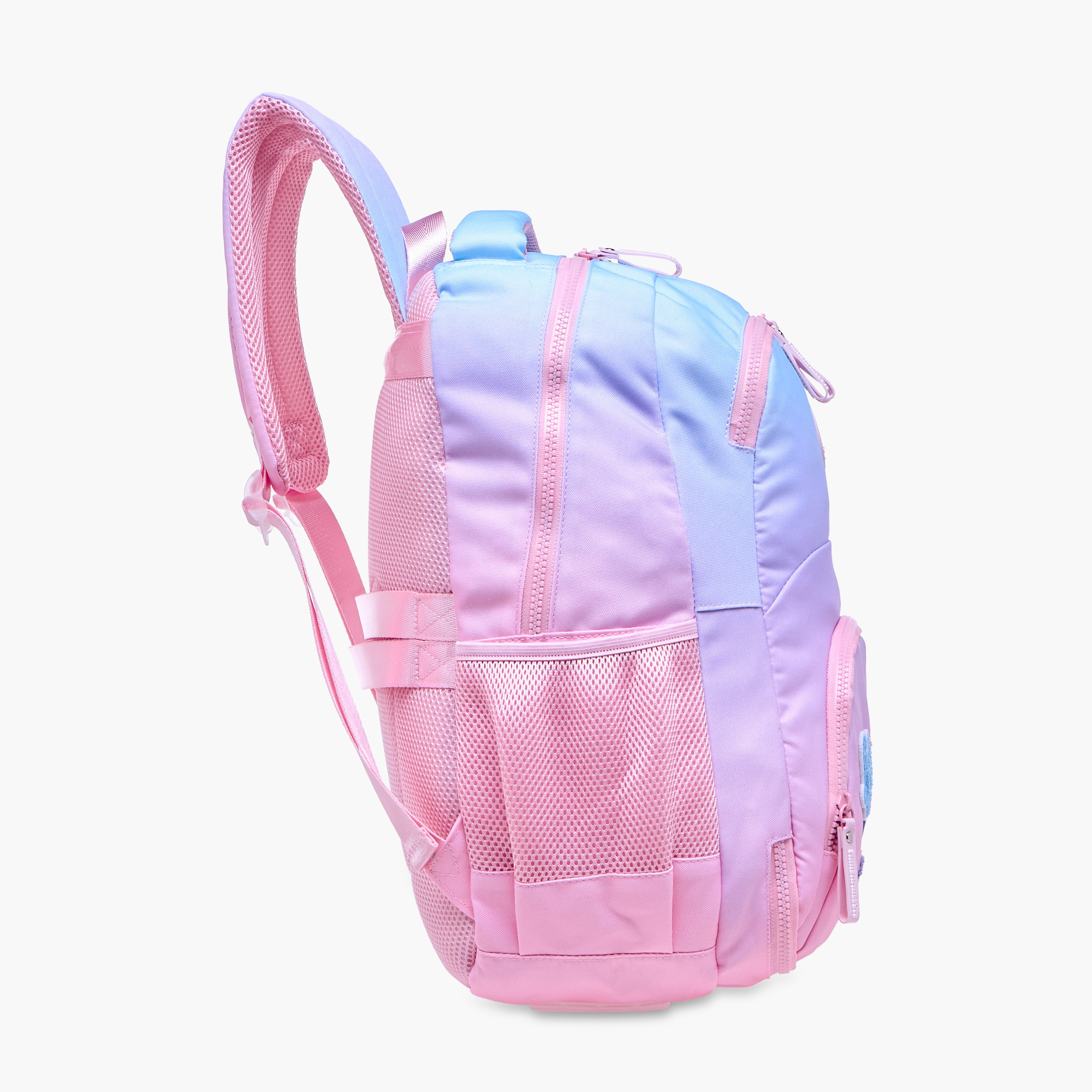 MARSHMALLOW Applique Patch Detail Backpack with Adjustable Shoulder Straps - 33x43x16 cm-promo_LS20_OMN-image-5
