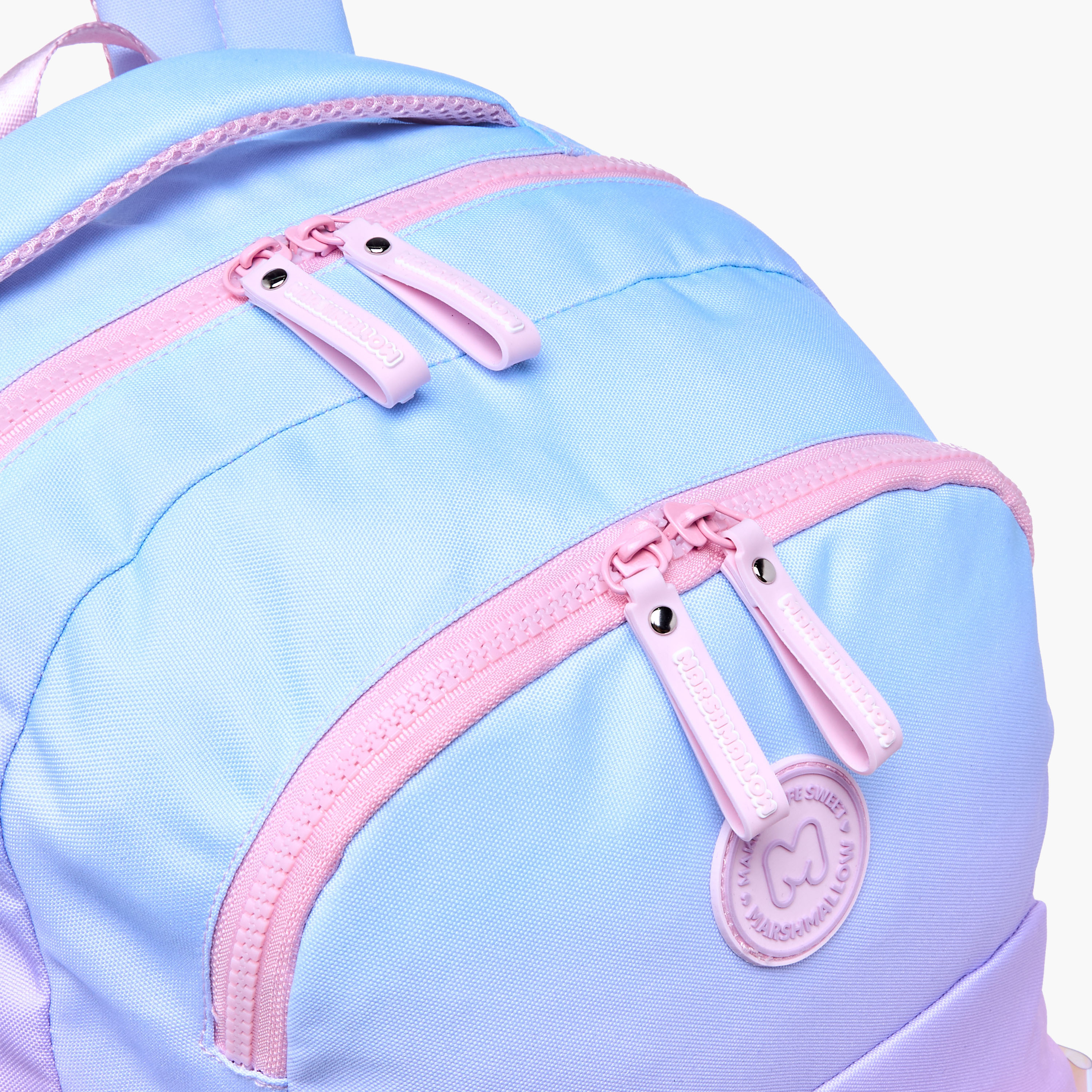 MARSHMALLOW Applique Patch Detail Backpack with Adjustable Shoulder Straps - 33x43x16 cm-promo_LS20_OMN-image-9