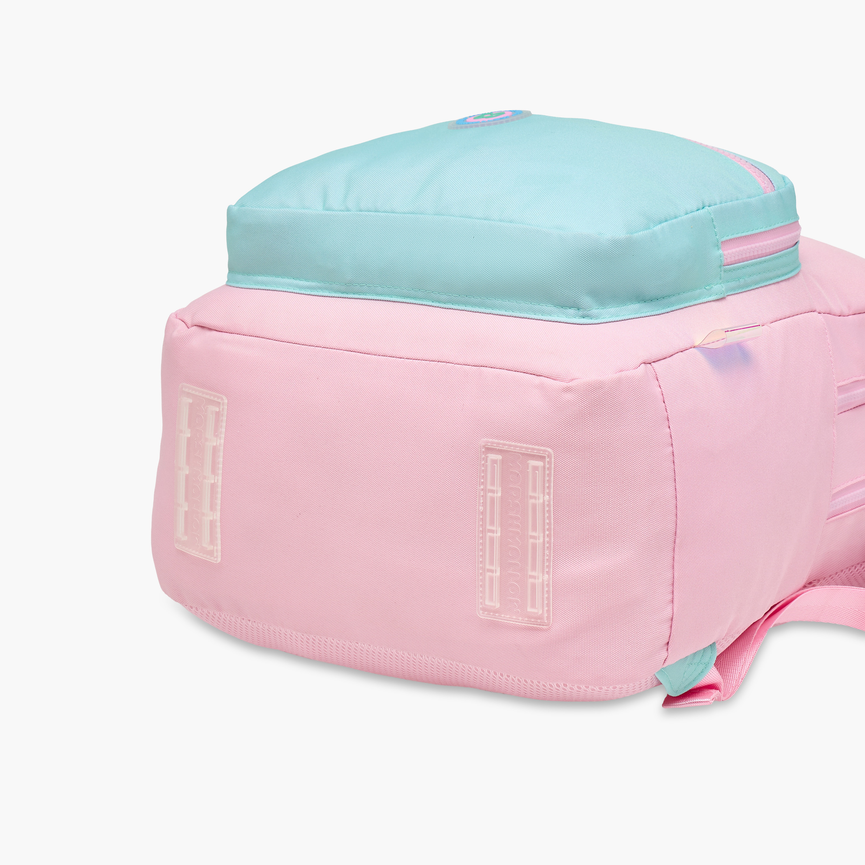 MARSHMALLOW Colourblock Backpack with Adjustable Shoulder Straps - 33x43x16 cms-promo_LS20_OMN-image-9