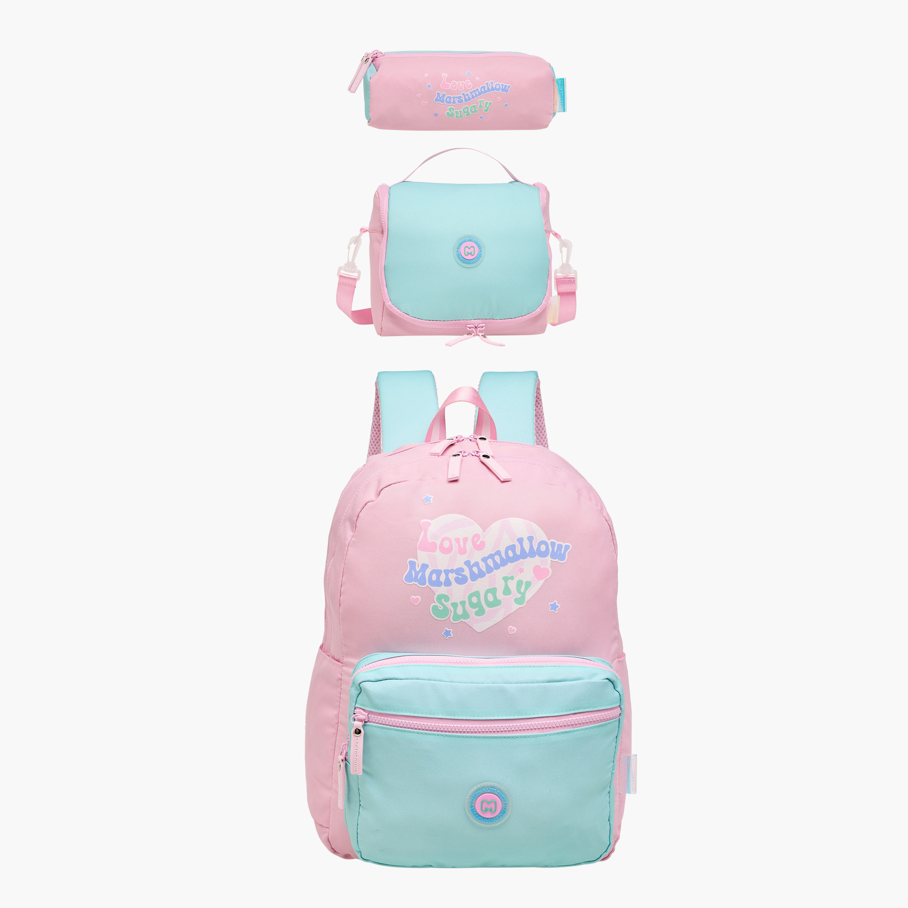 MARSHMALLOW Y2K Applique Detail Lunch Bag with Zip Closure-school-lunchessentials-lunchbags-image-9